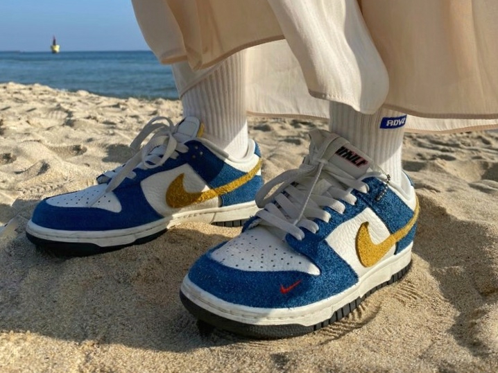 Nike x Kasina Dunk Low 80's Bus, (W) Jordan 1 Low Guava Ice 착용 스타일 - 3