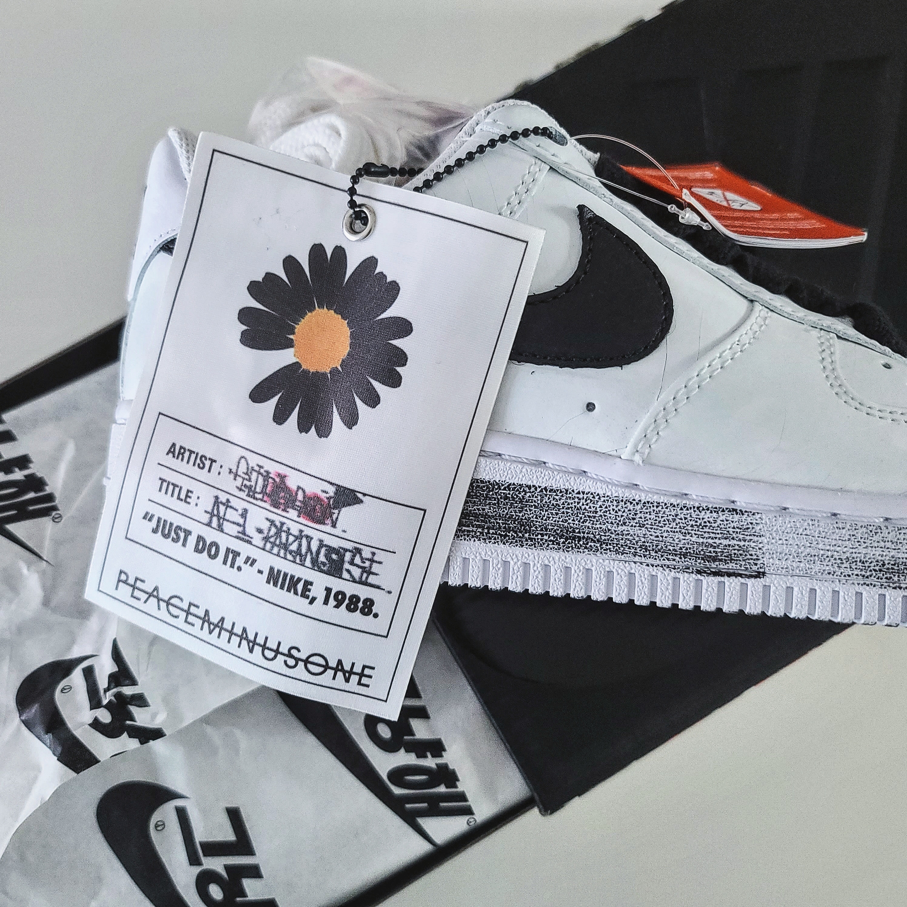 Nike x Peaceminusone Air Force 1 Low Para-Noise 2.0 착용 스타일