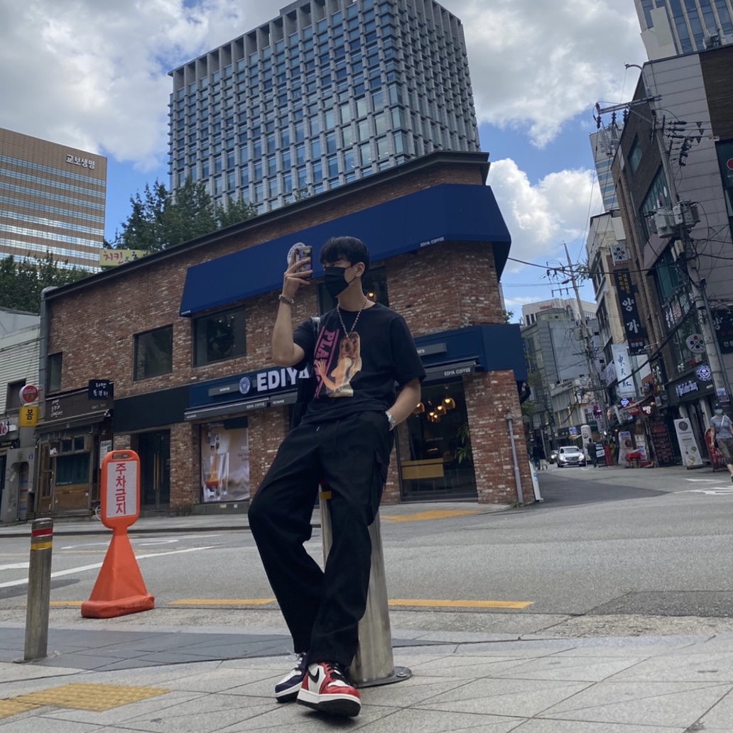 Jordan 1 Retro High OG Defiant SB LA to Chicago 착용 스타일