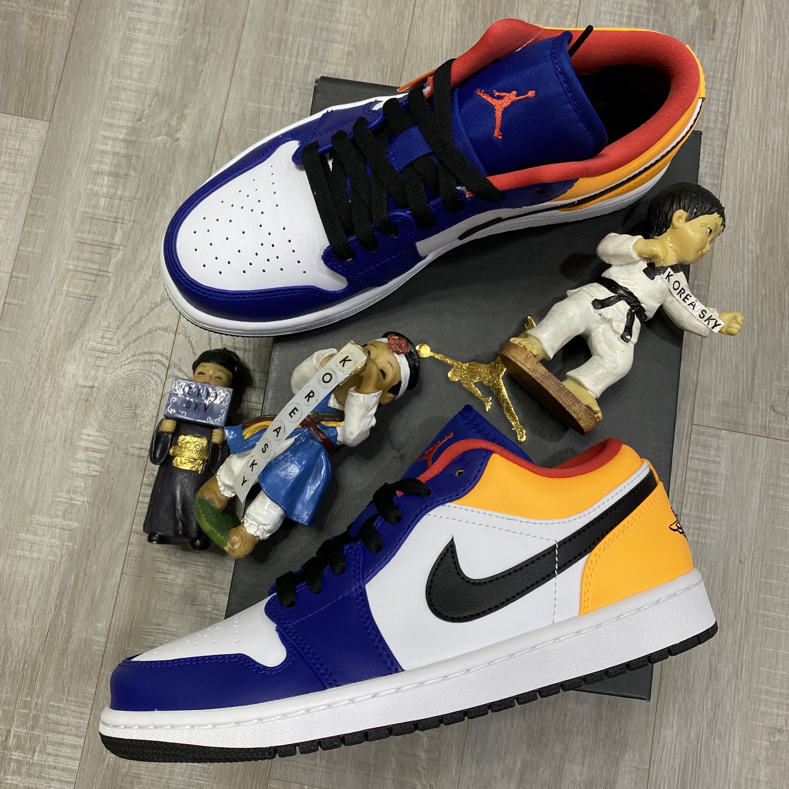Jordan 1 Low Royal Yellow 착용 스타일