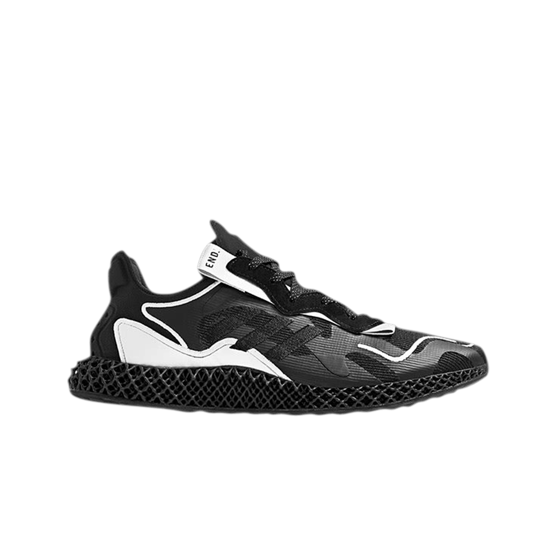FX0549 Adidas x END. EVO 4D Dark Matter