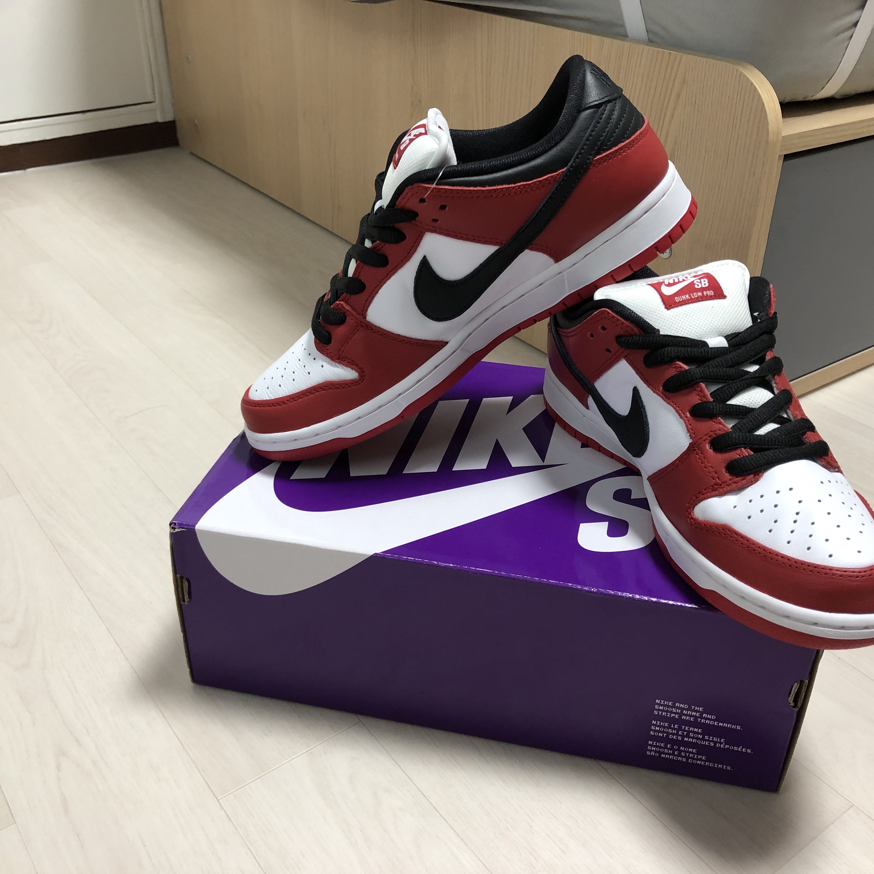 Nike SB Dunk Low Pro Chicago 착용 스타일