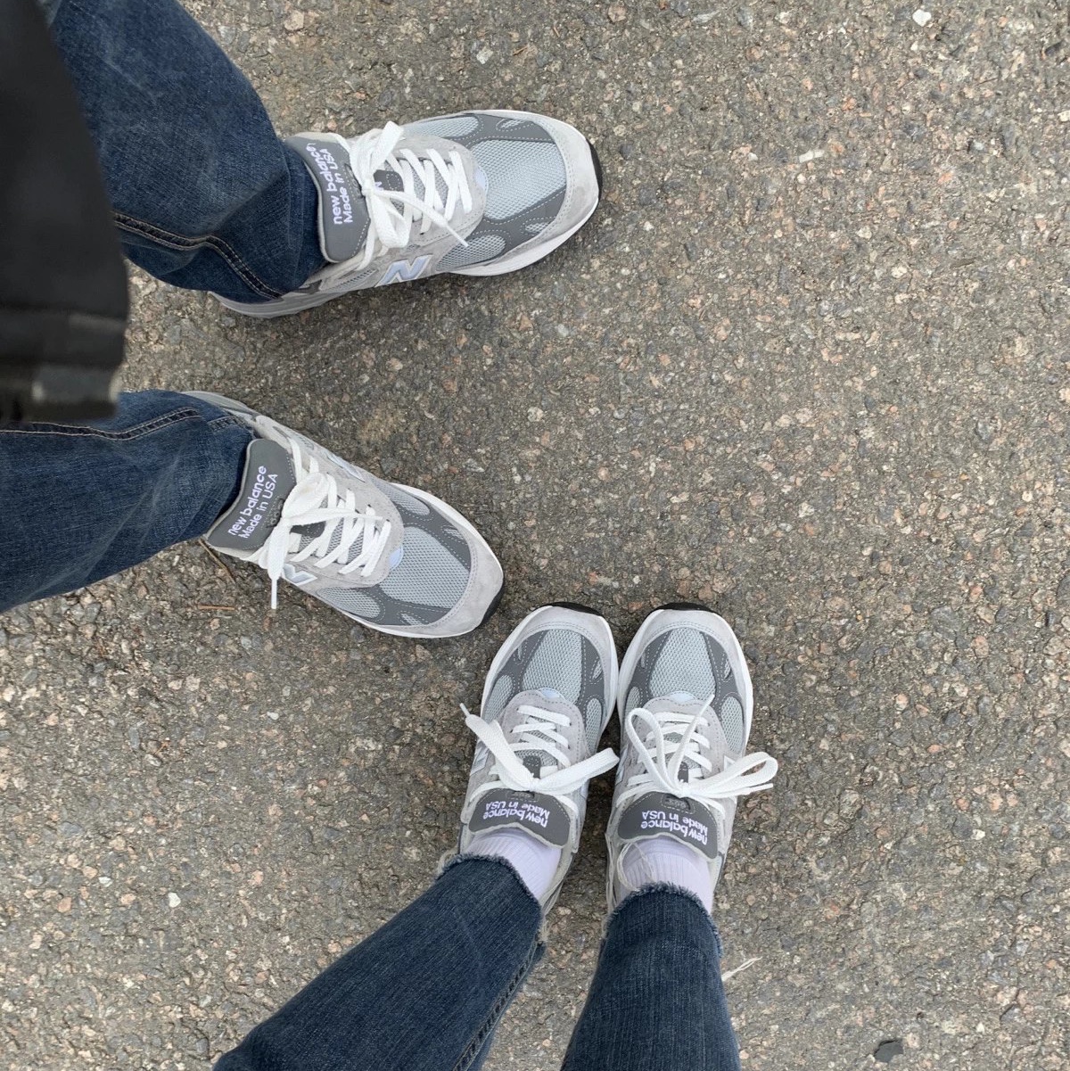 New Balance 993 Made in USA Grey - D Standard, (W) New Balance 993 Made in USA Grey - B Standard 착용 스타일