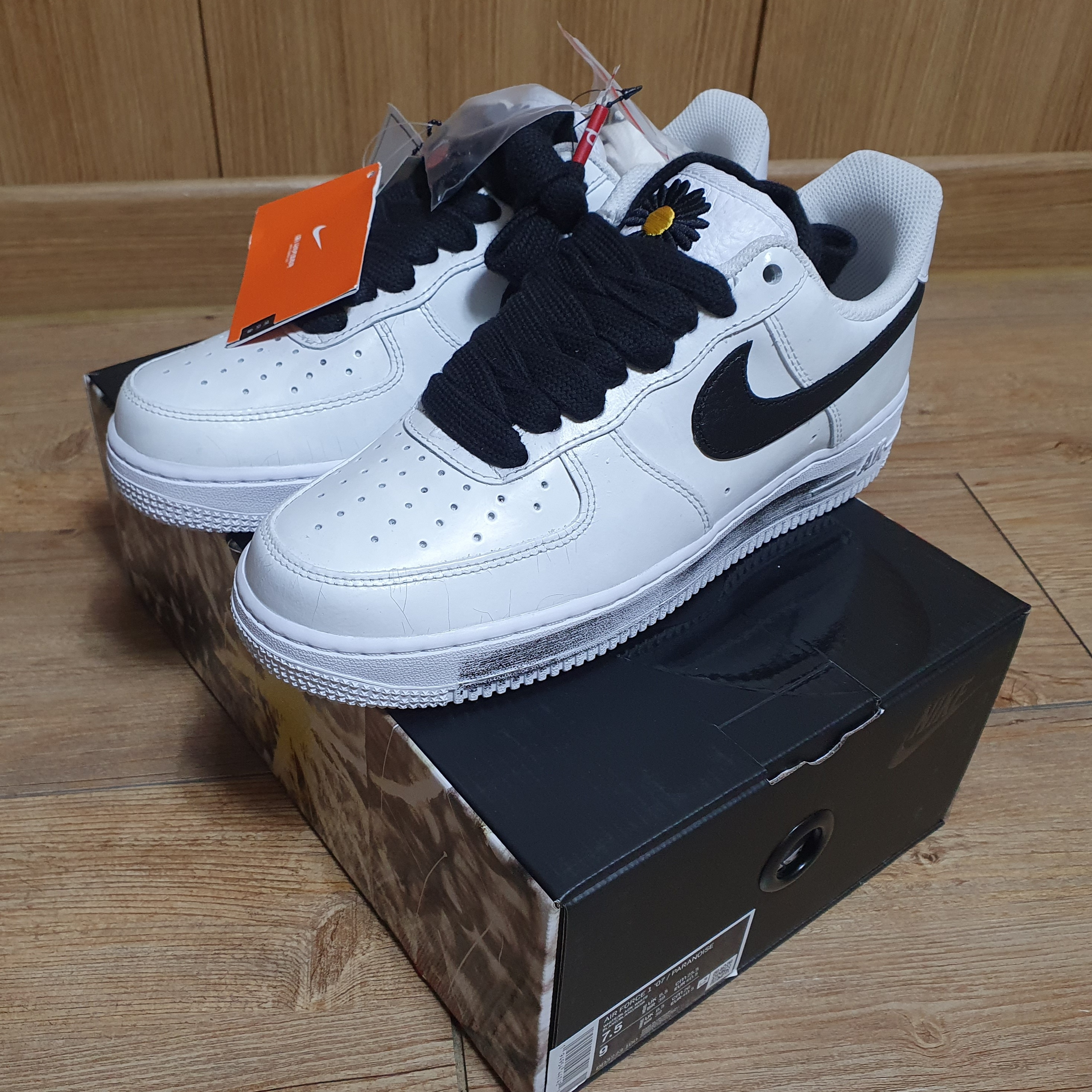 Nike x Peaceminusone Air Force 1 Low Para-Noise 2.0 착용 스타일