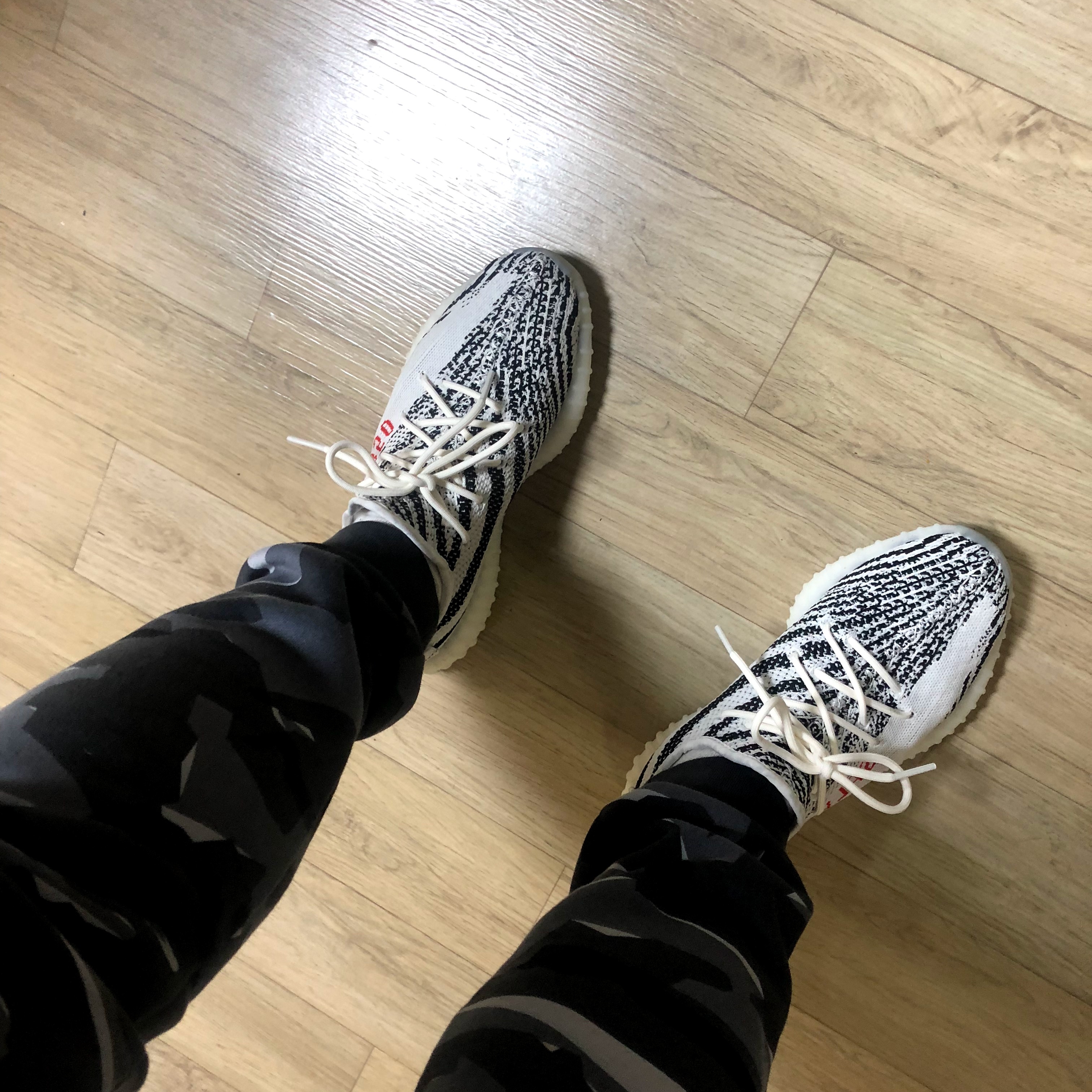 Adidas Yeezy Boost 350 V2 Zebra 2017/2019/2020 착용 스타일