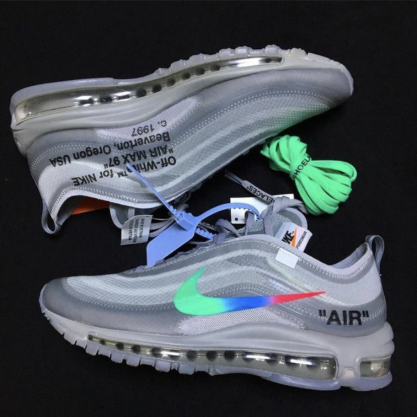 Nike x Off-White Air Max 97 Menta 착용 스타일