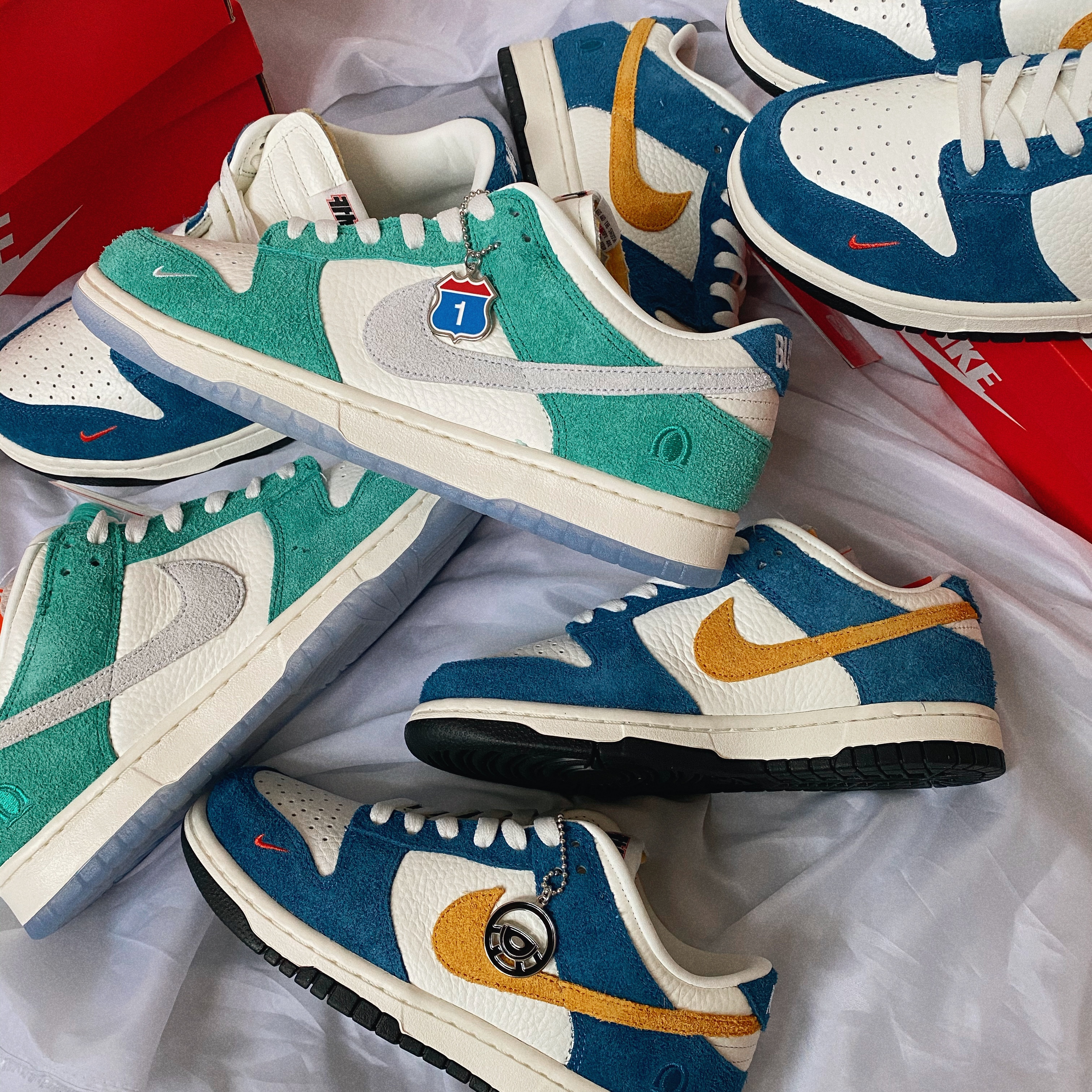 Nike x Kasina Dunk Low 80's Bus, Nike x Kasina Dunk Low Road Sign - Kasina Exclusive 착용 스타일 - 3
