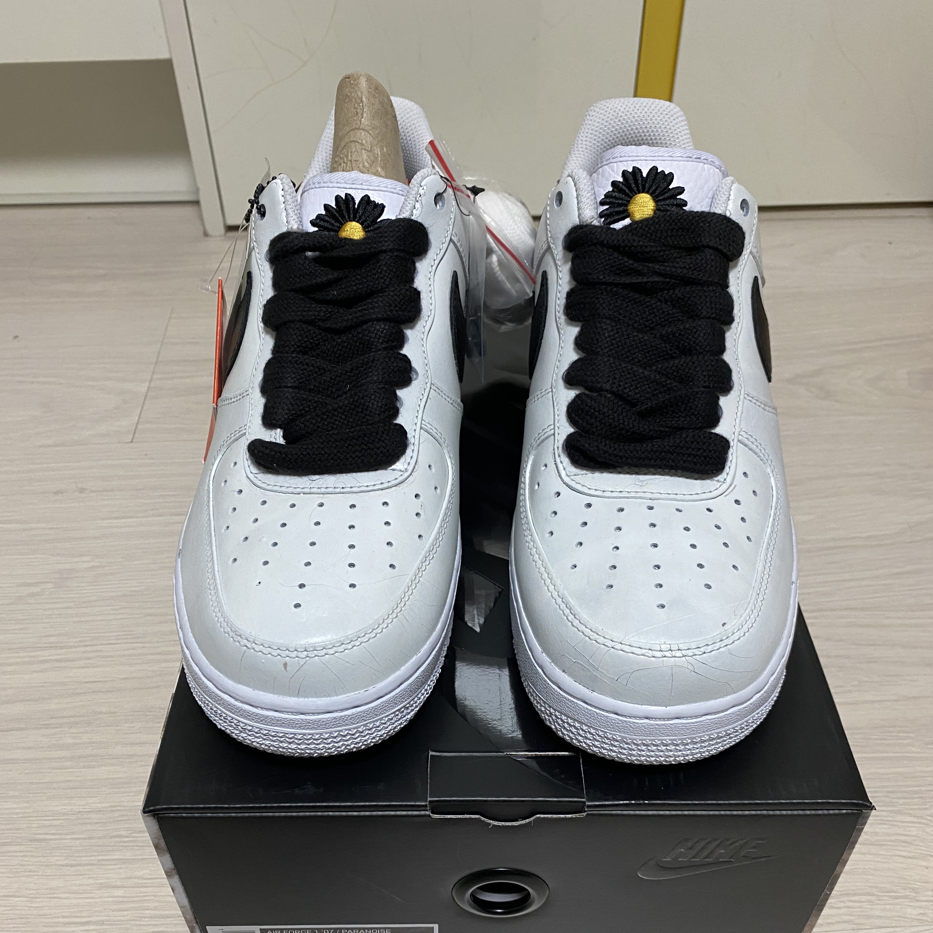 Nike x Peaceminusone Air Force 1 Low Para-Noise 2.0 착용 스타일