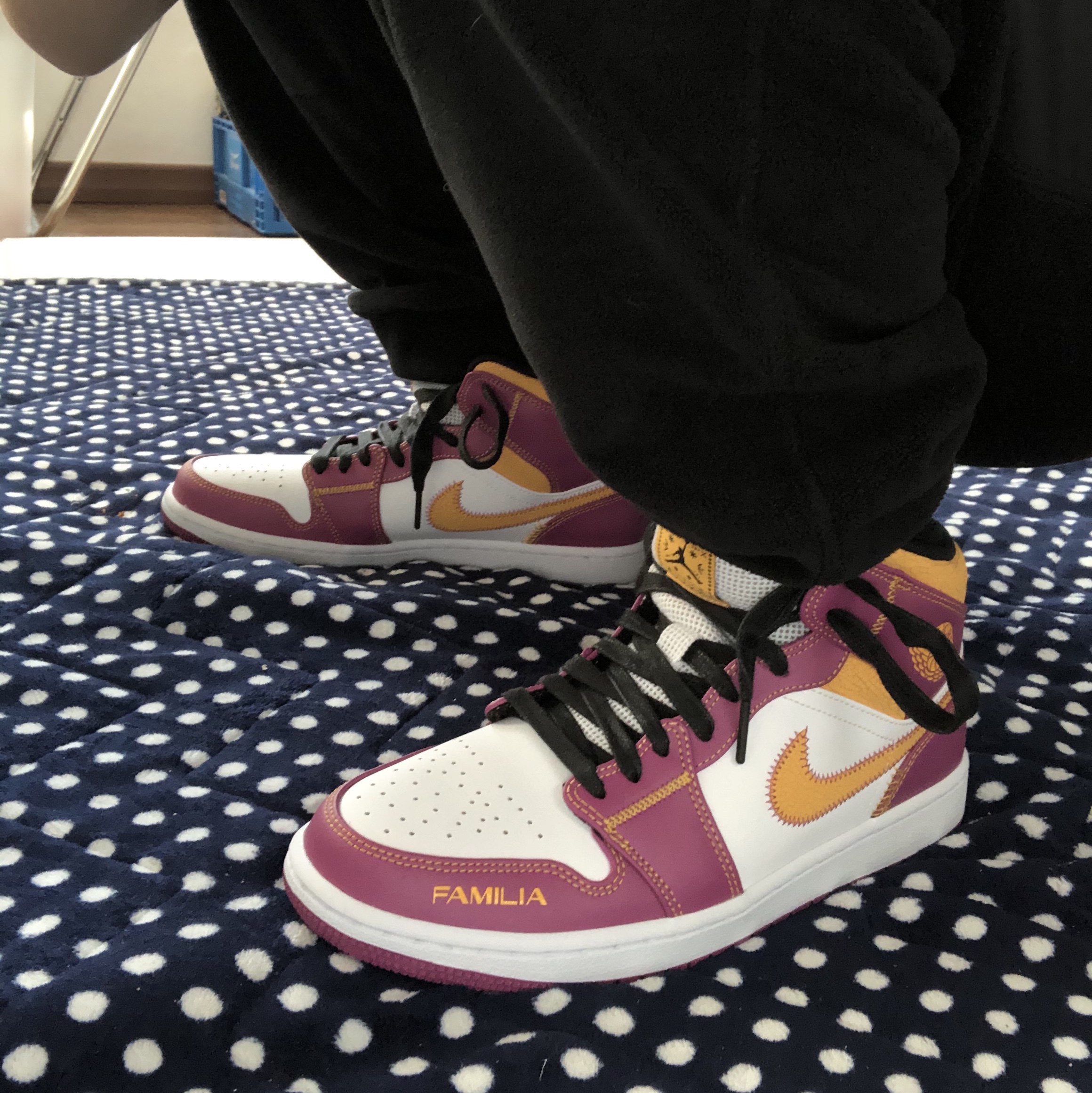 Jordan 1 Mid DOD Familia 착용 스타일