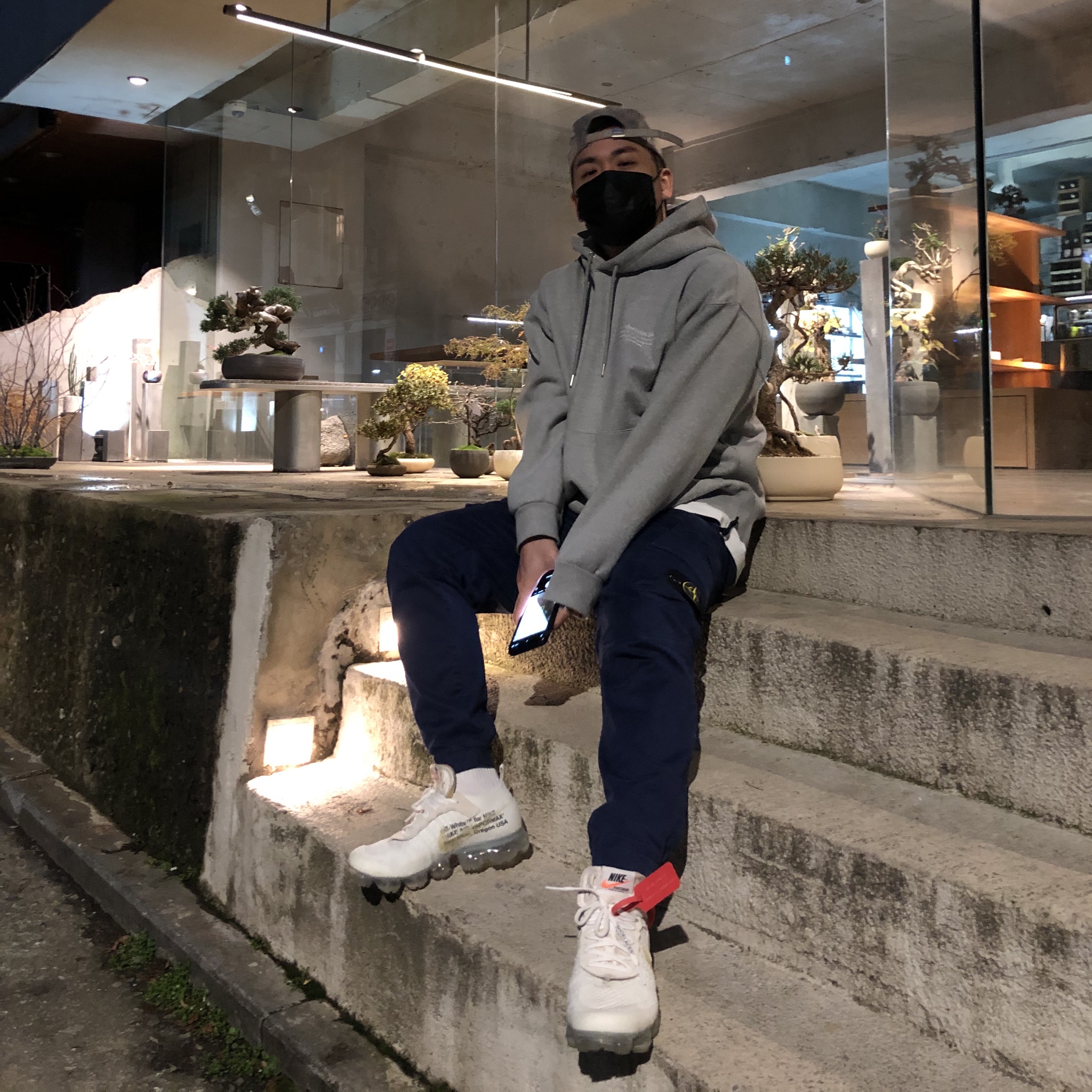 Nike x Off-White Air VaporMax V2 White 착용 스타일