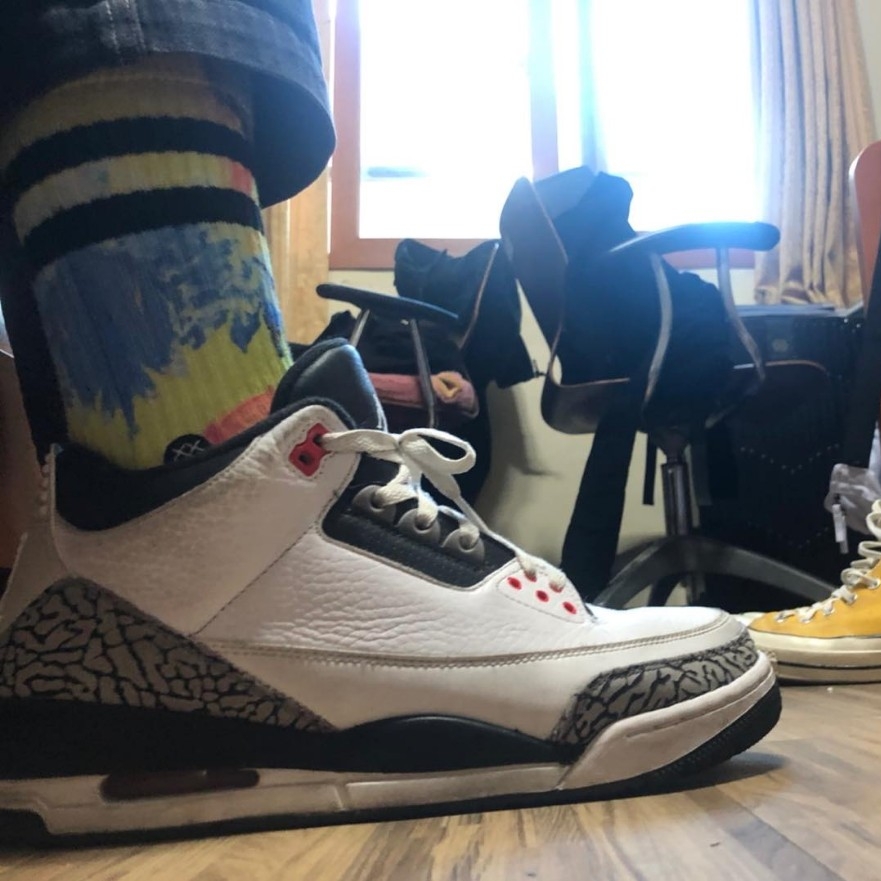 Jordan 3 Retro Infrared 23 착용 스타일
