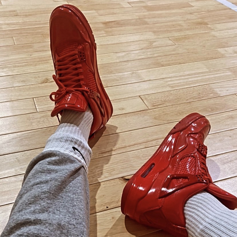 Jordan 4 Retro 11Lab4 Red 착용 스타일