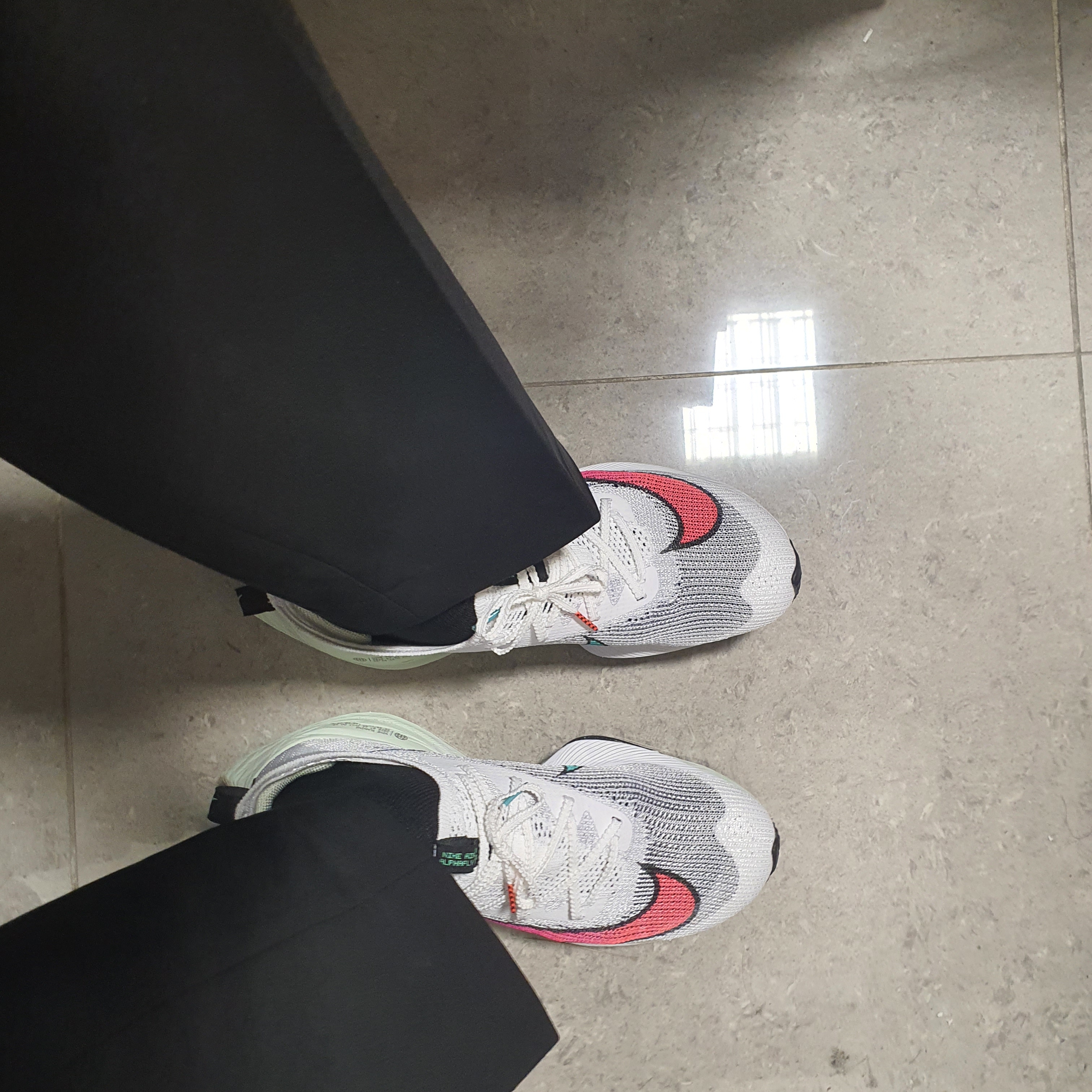 Nike Air Zoom Alphafly Next% Watermelon 착용 스타일