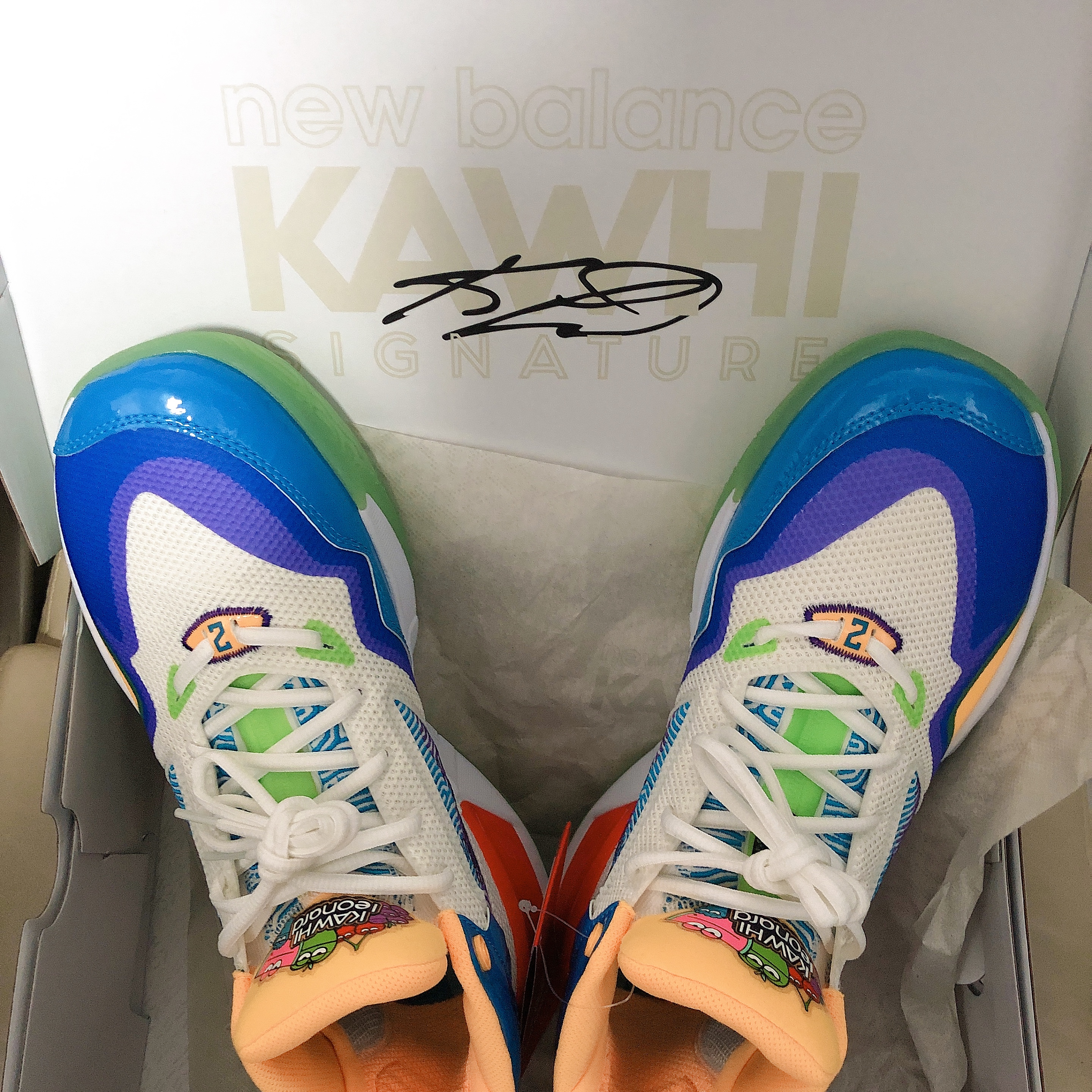 New Balance x Jolly Rancher The Kawhi Original Flavors 착용 스타일