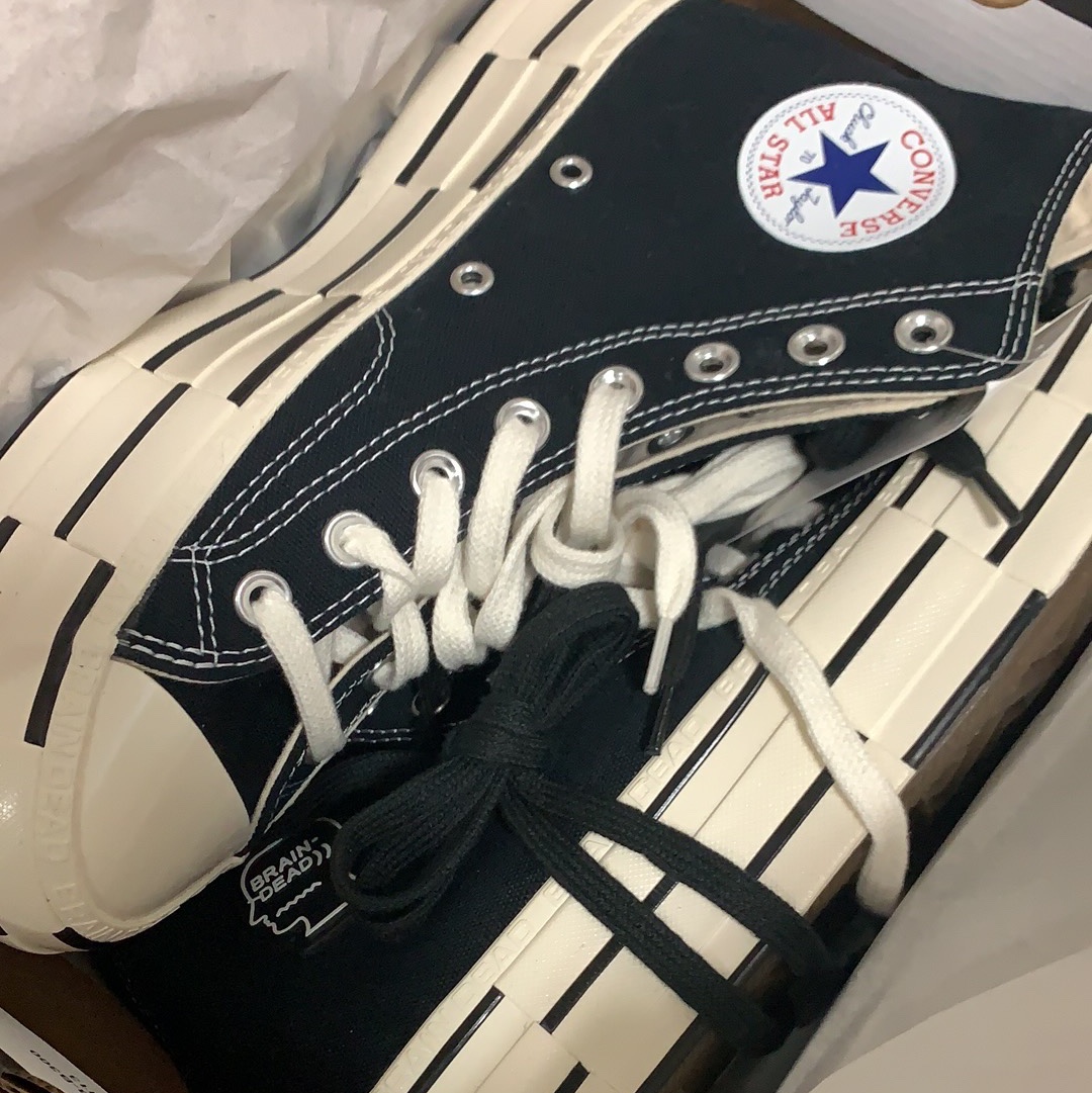 Converse x Brain Dead Chuck 70 Hi Black 착용 스타일