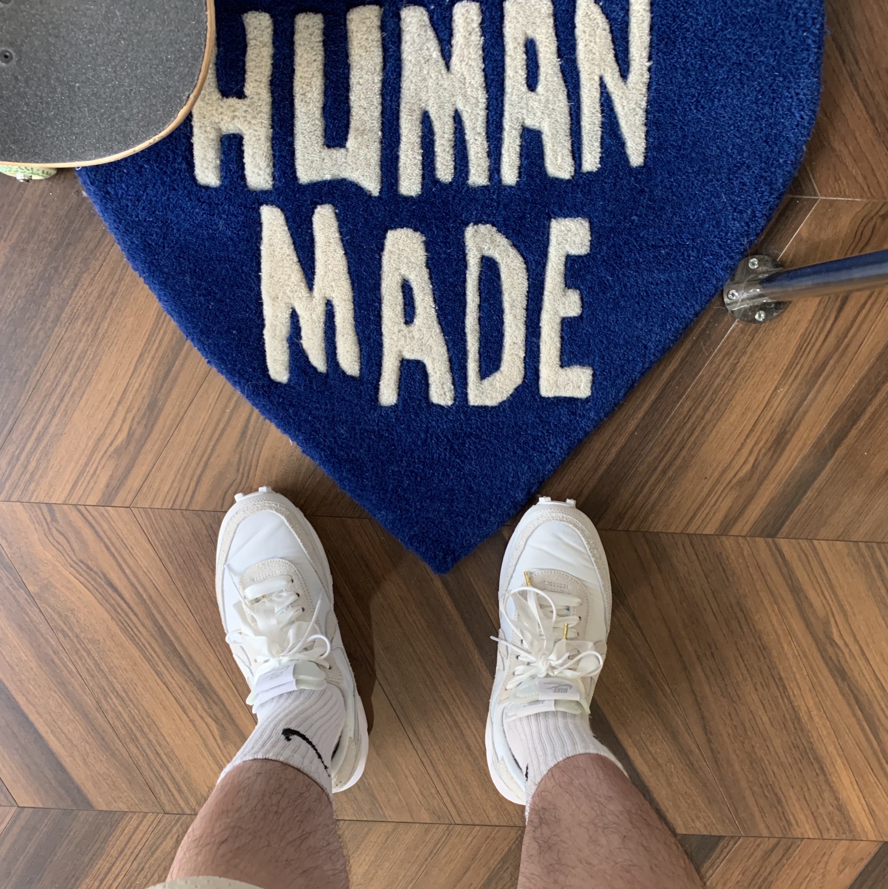 Nike x Sacai LDWaffle White Nylon 착용 스타일