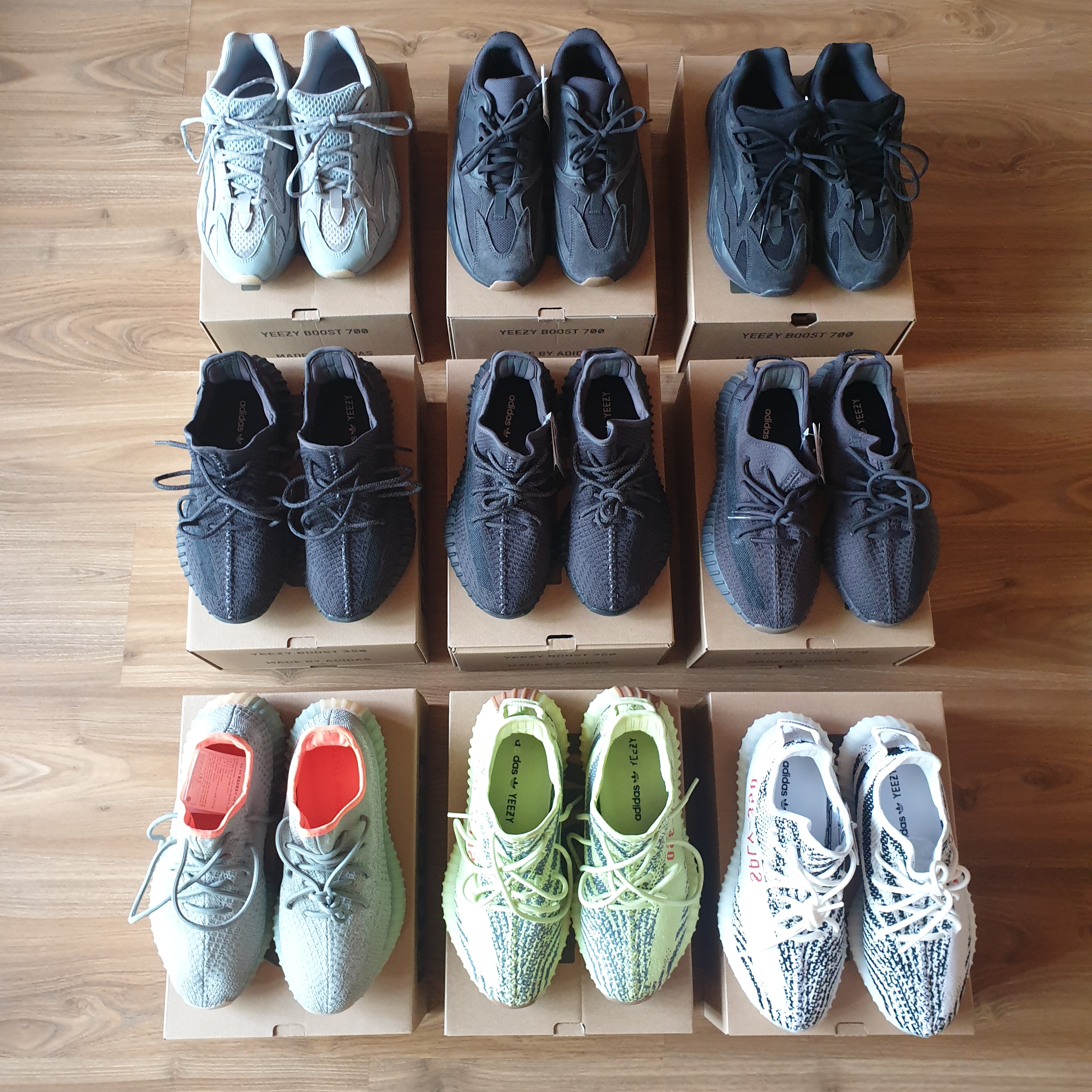 Adidas Yeezy Boost 350 V2 Zebra 2017/2019/2020, Adidas Yeezy Boost 350 V2 Black - Non-Reflective 착용 스타일