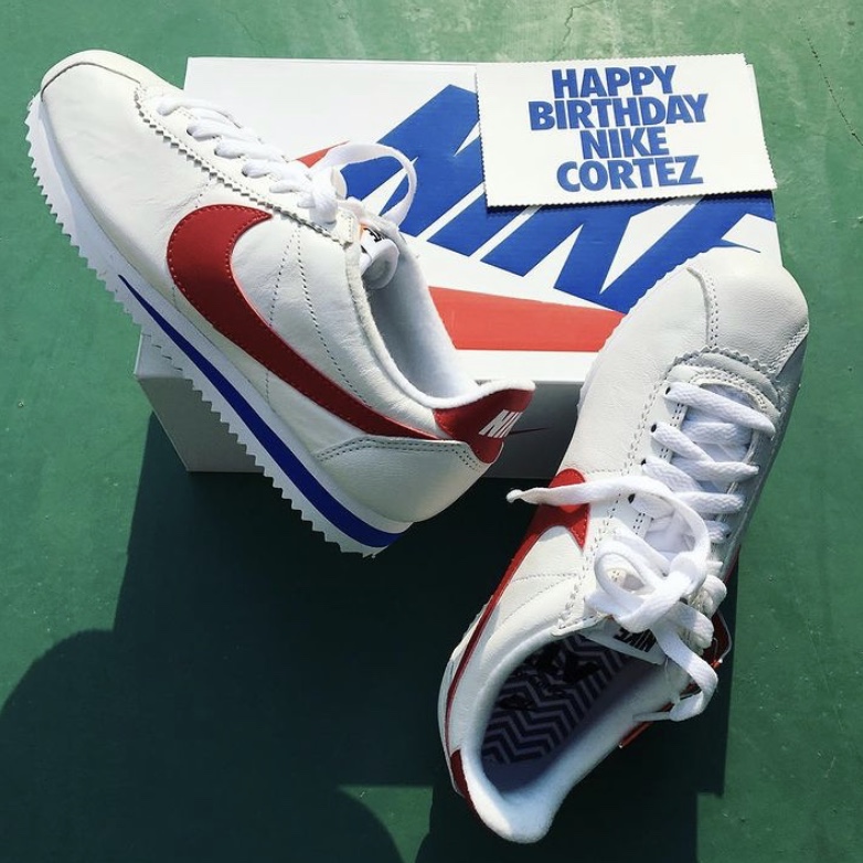 Nike Classic Cortez Forrest Gump 2017 착용 스타일