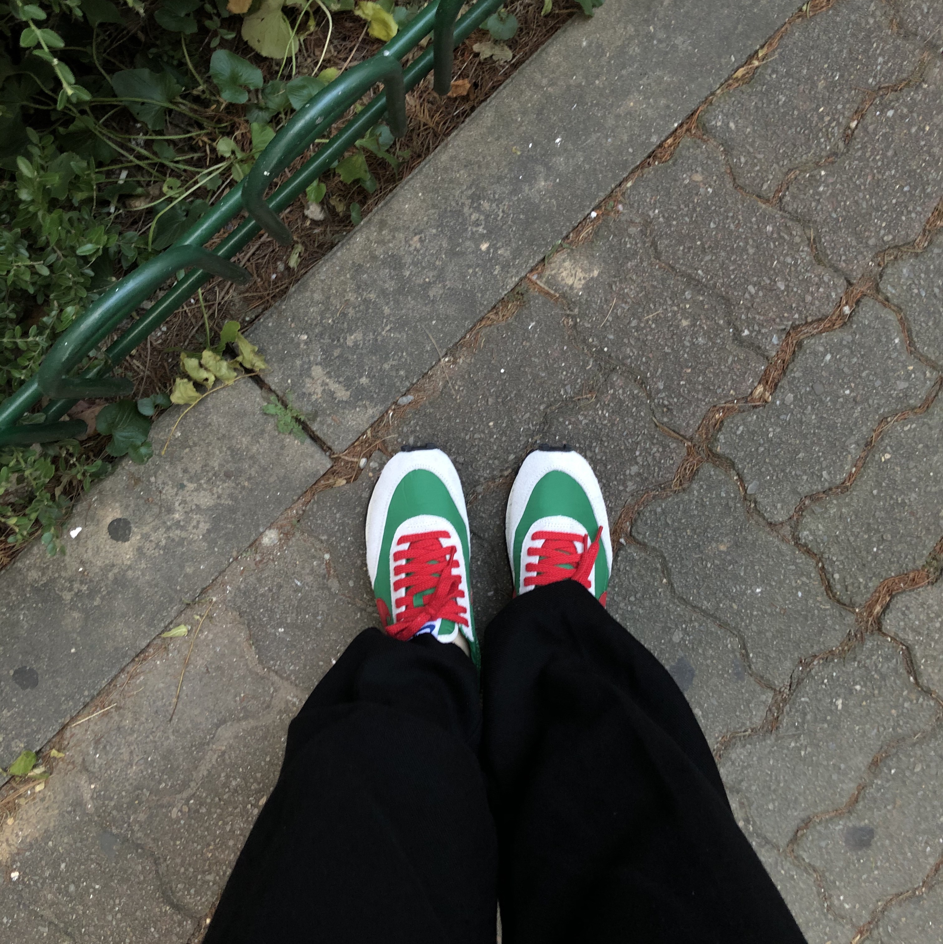 (W) Nike x Undercover Daybreak Lucky Green Red 착용 스타일