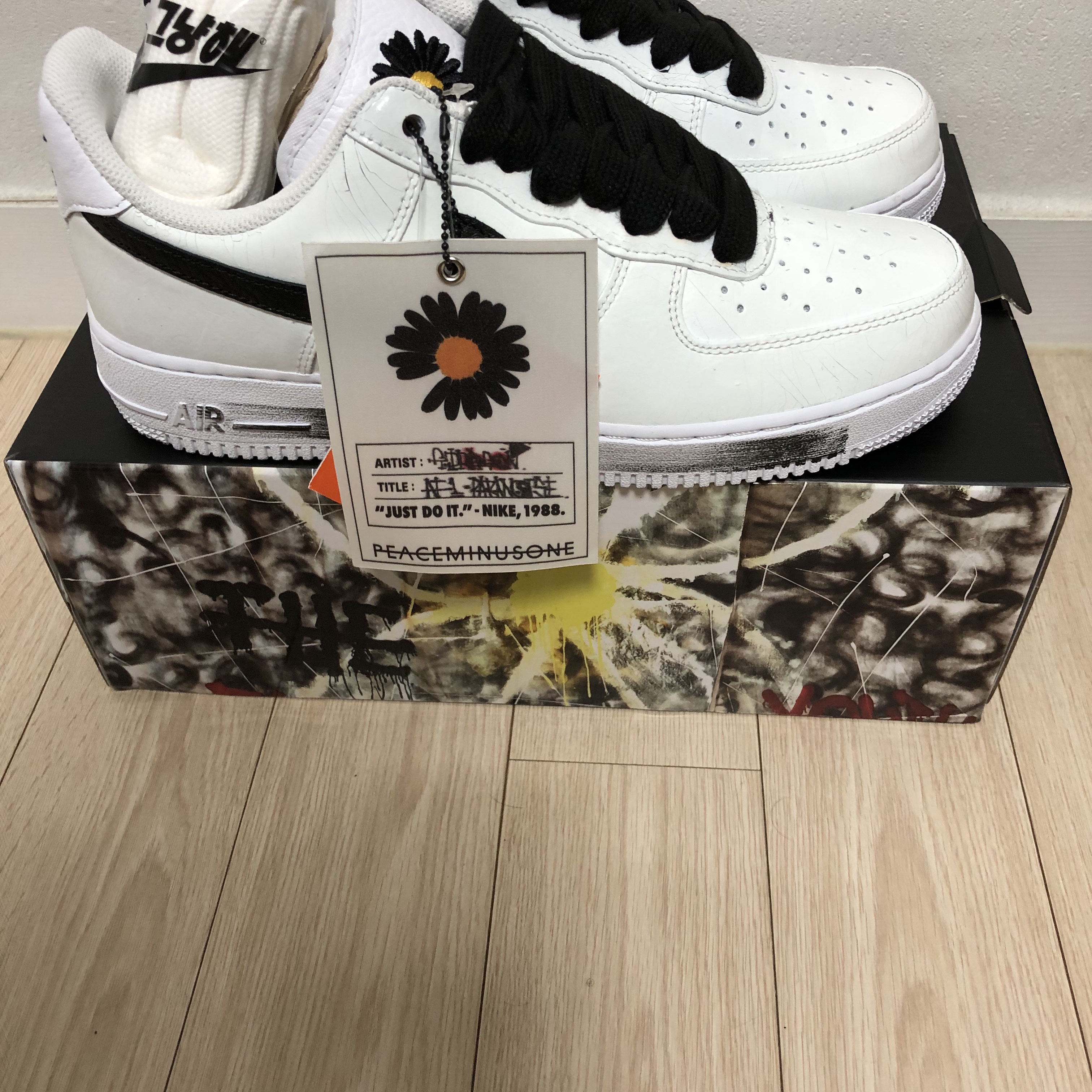 Nike x Peaceminusone Air Force 1 Low Para-Noise 2.0 착용 스타일