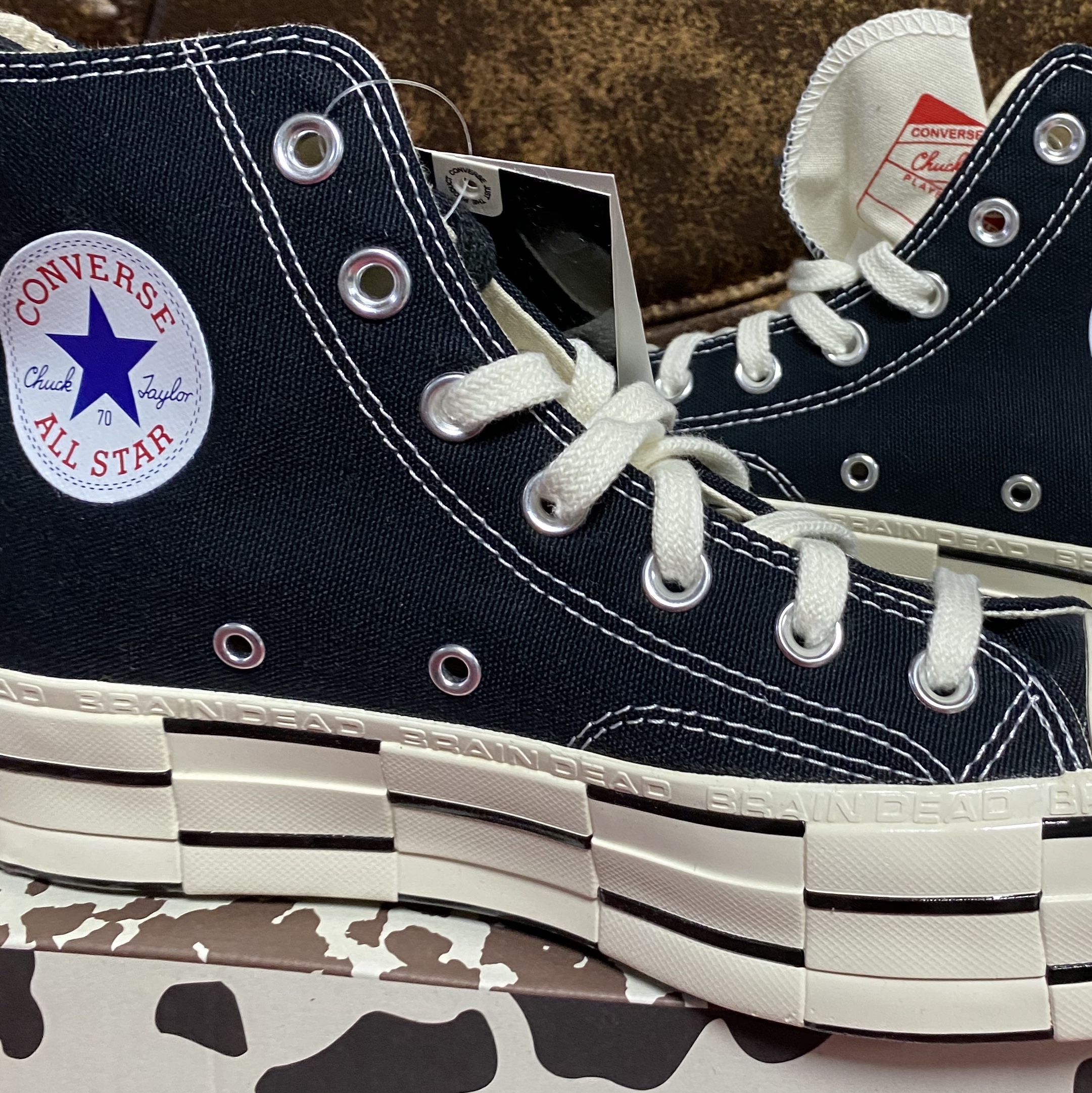 Converse x Brain Dead Chuck 70 Hi Black 착용 스타일 - 4