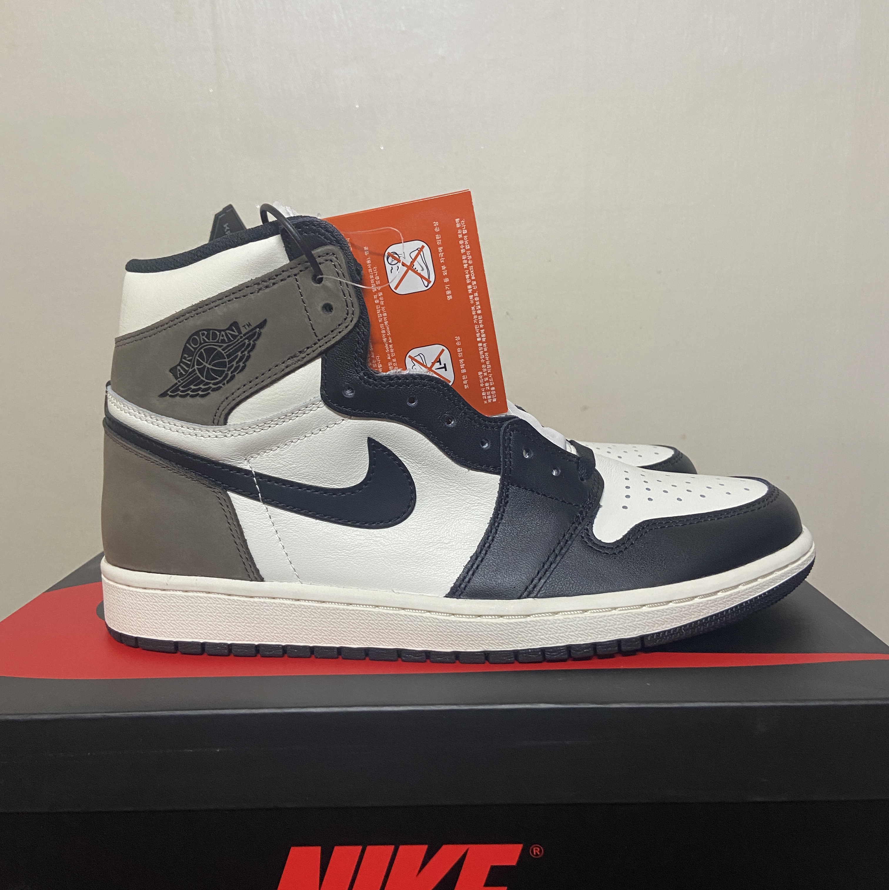Jordan 1 Retro High OG Black Mocha 착용 스타일 - 2