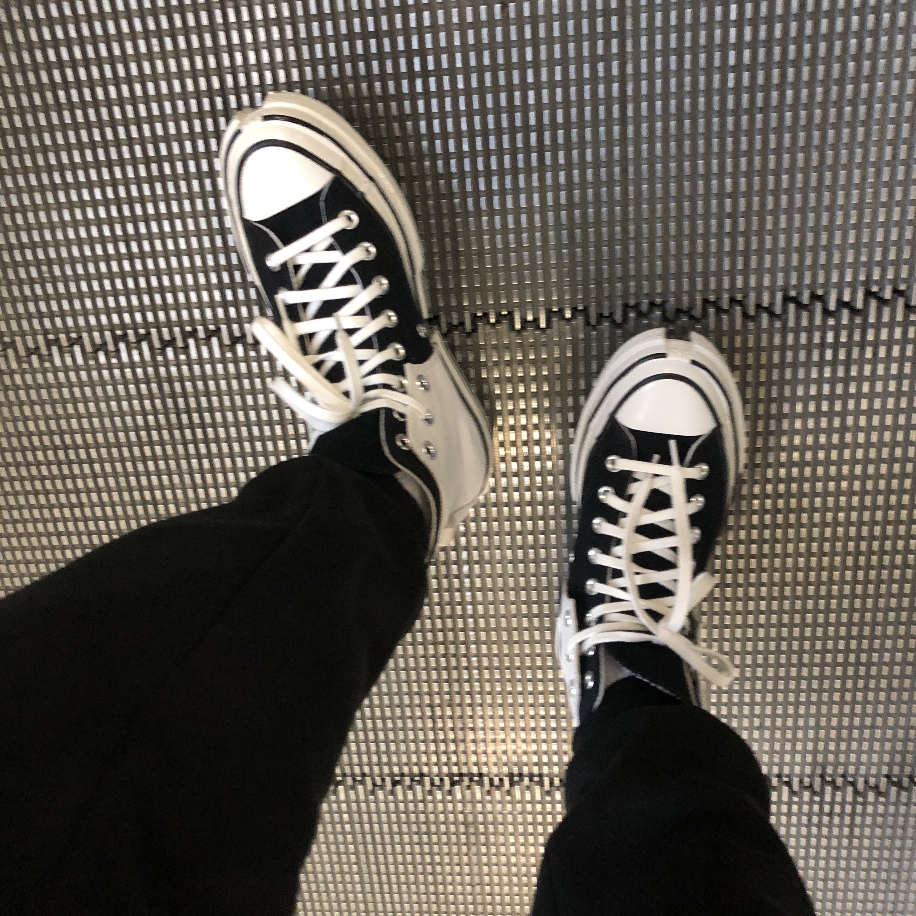 Converse x Feng Chen Wang Chuck 70 2-in-1 Natural Ivory Black 착용 스타일