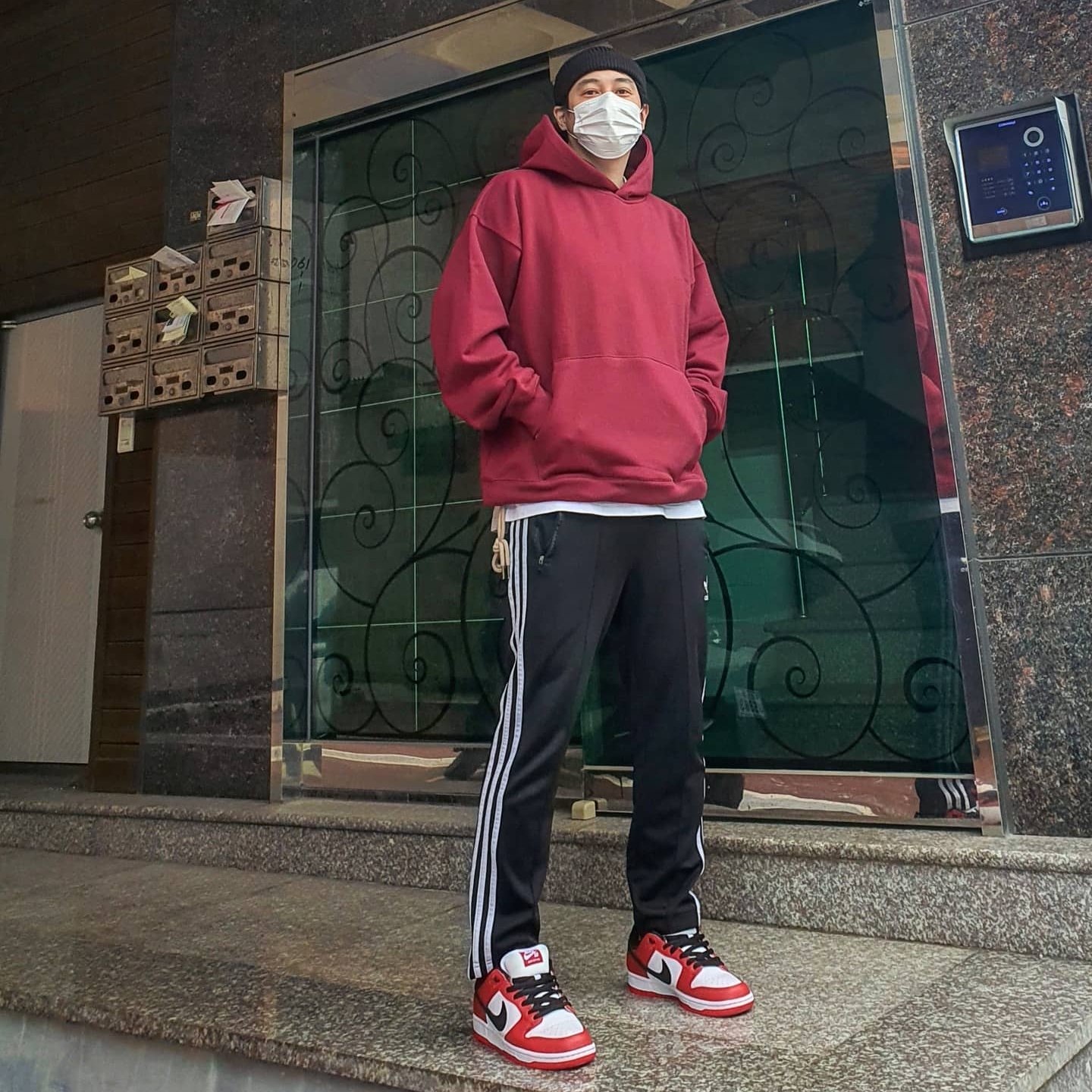 Nike SB Dunk Low Pro Chicago 착용 스타일