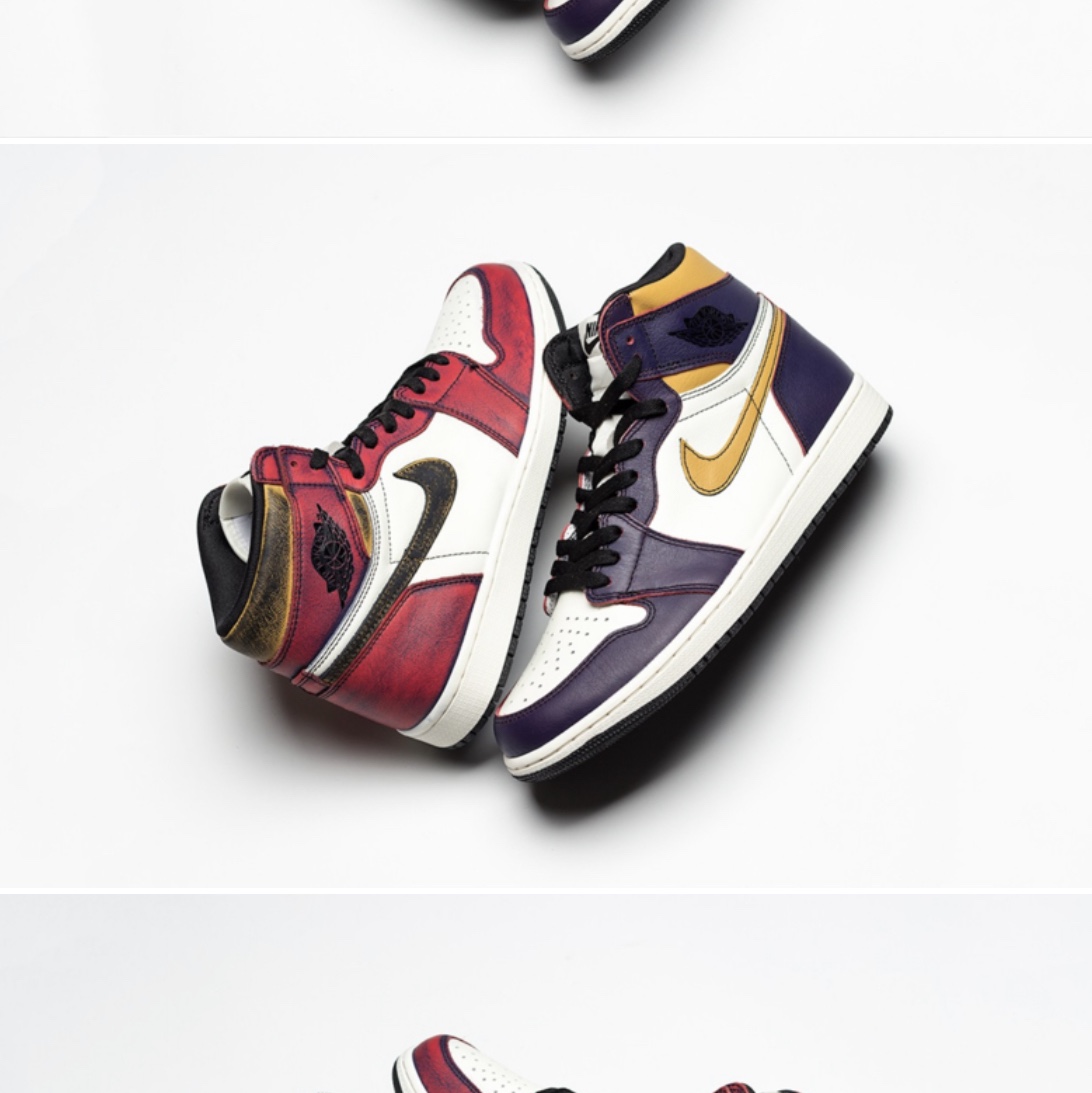 Jordan 1 Retro High OG Defiant SB LA to Chicago, Jordan 1 Mid Chicago Black Toe 착용 스타일 - 2