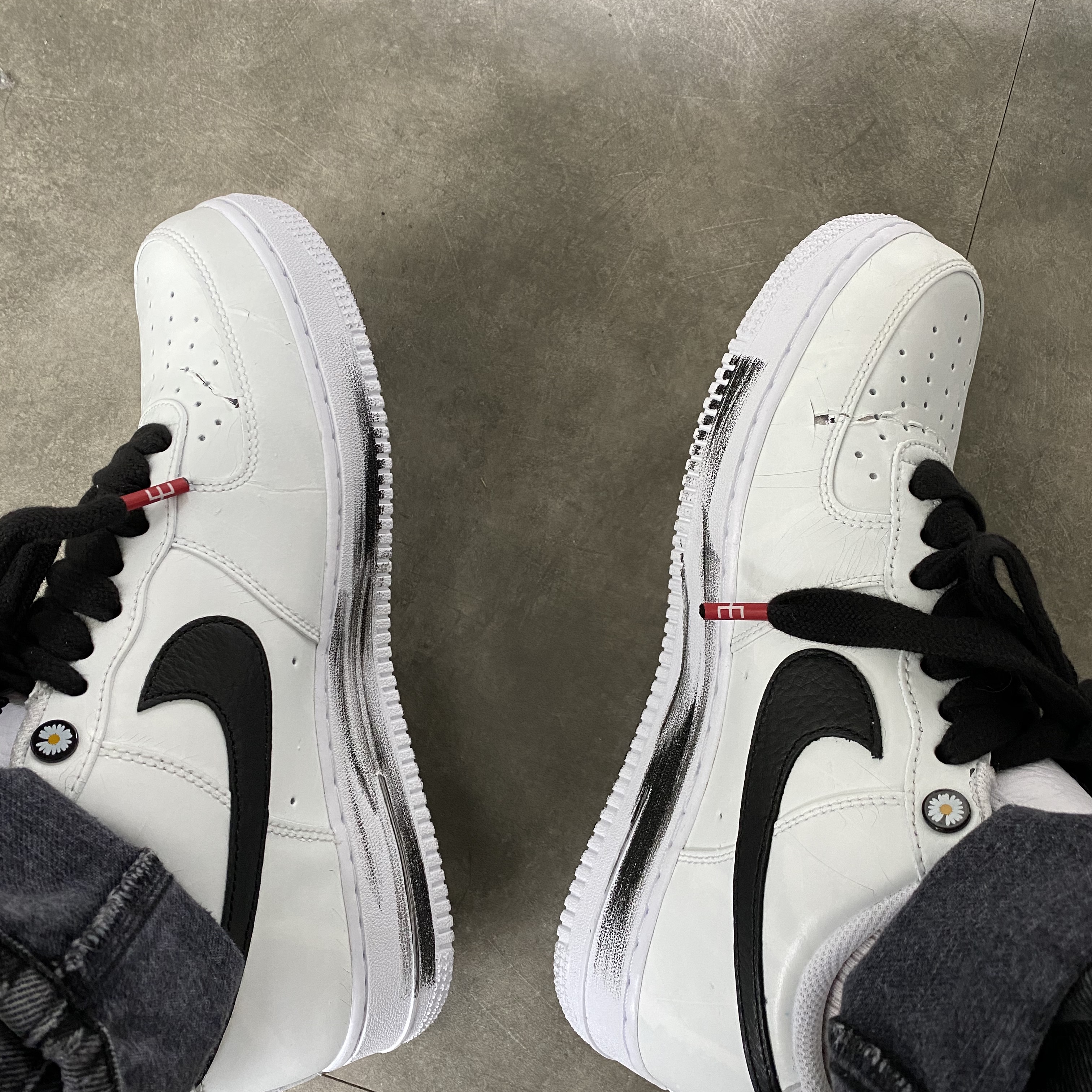 Nike x Peaceminusone Air Force 1 Low Para-Noise 2.0 착용 스타일 - 1