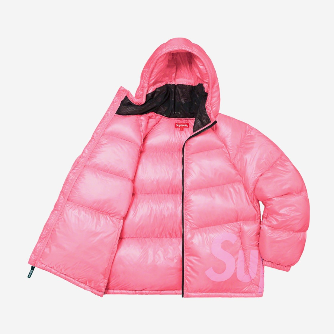 Supreme Hooded Down Jacket Pink - 20FW 상세 이미지 2