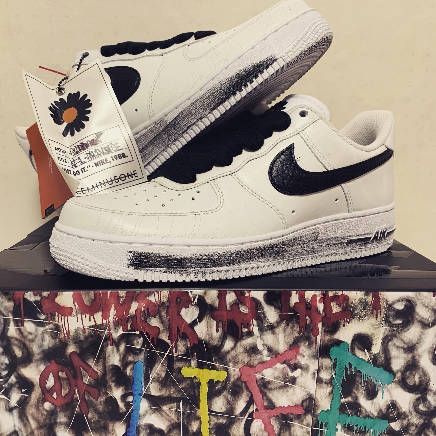 Nike x Peaceminusone Air Force 1 Low Para-Noise 2.0 착용 스타일 - 1