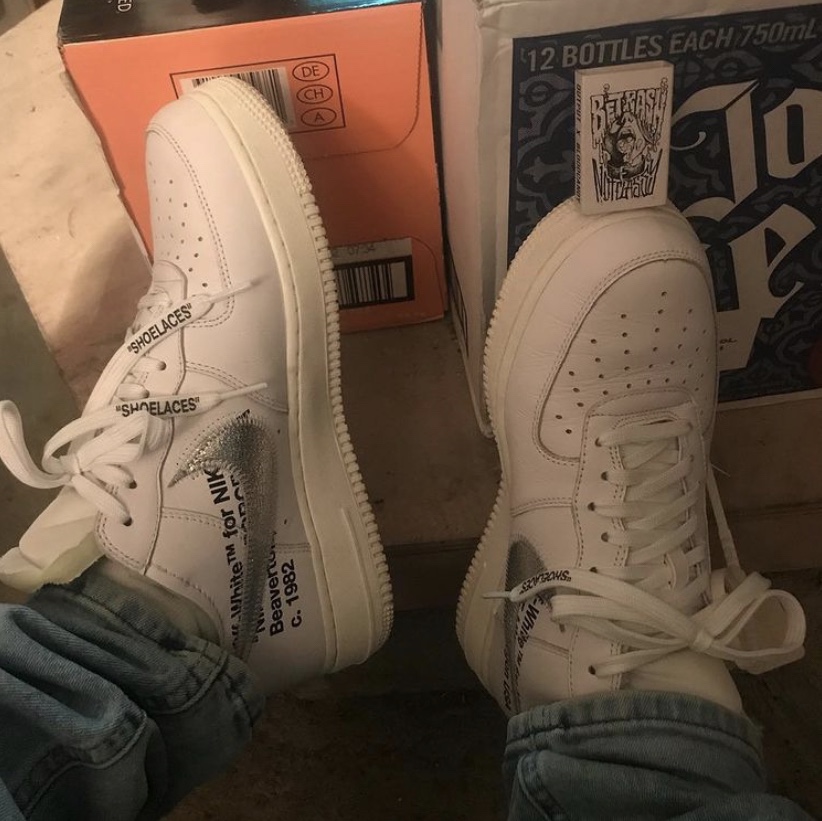 Nike x Off-White Air Force 1 Low ComplexCon Exclusive 착용 스타일 - 4