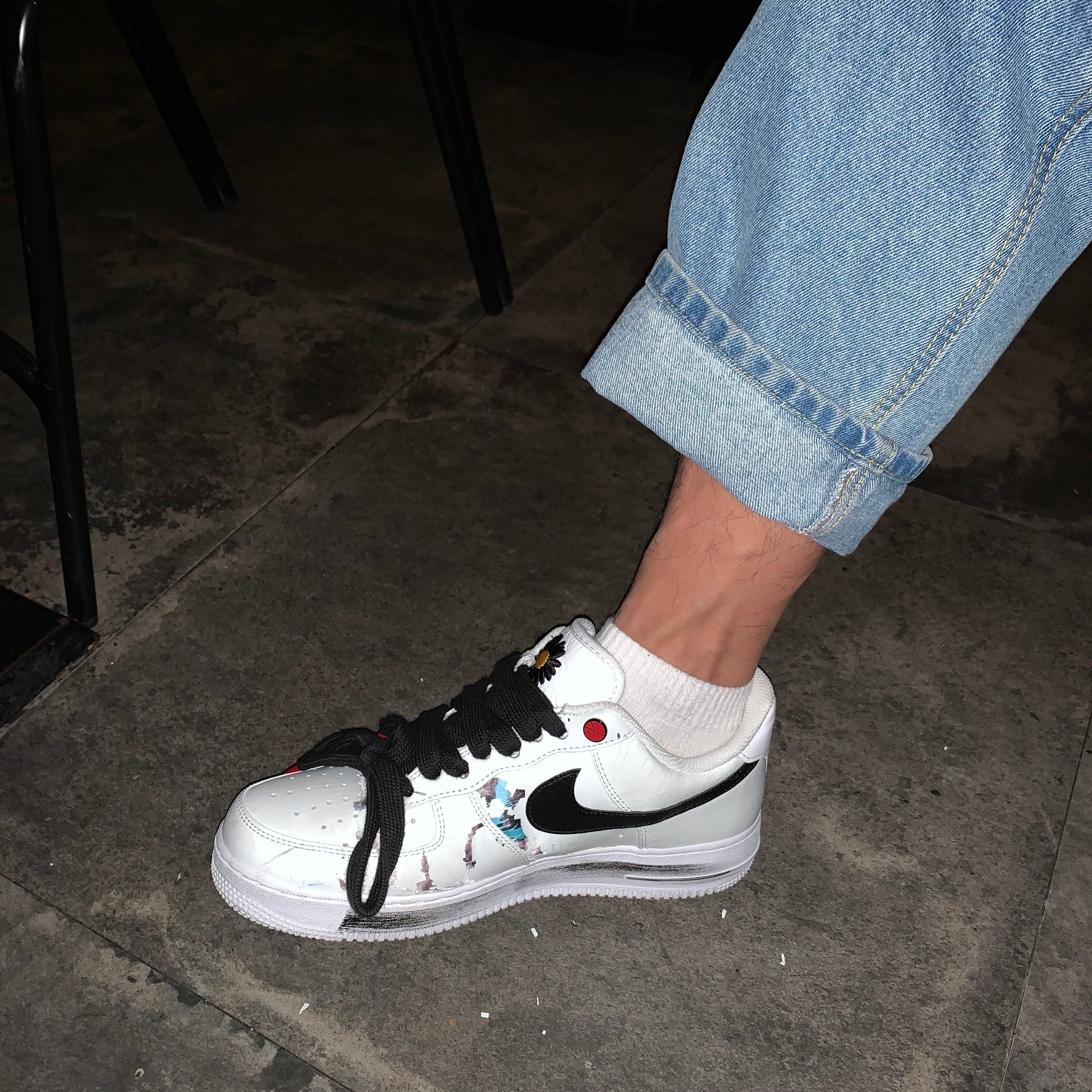 Nike x Peaceminusone Air Force 1 Low Para-Noise 2.0 착용 스타일