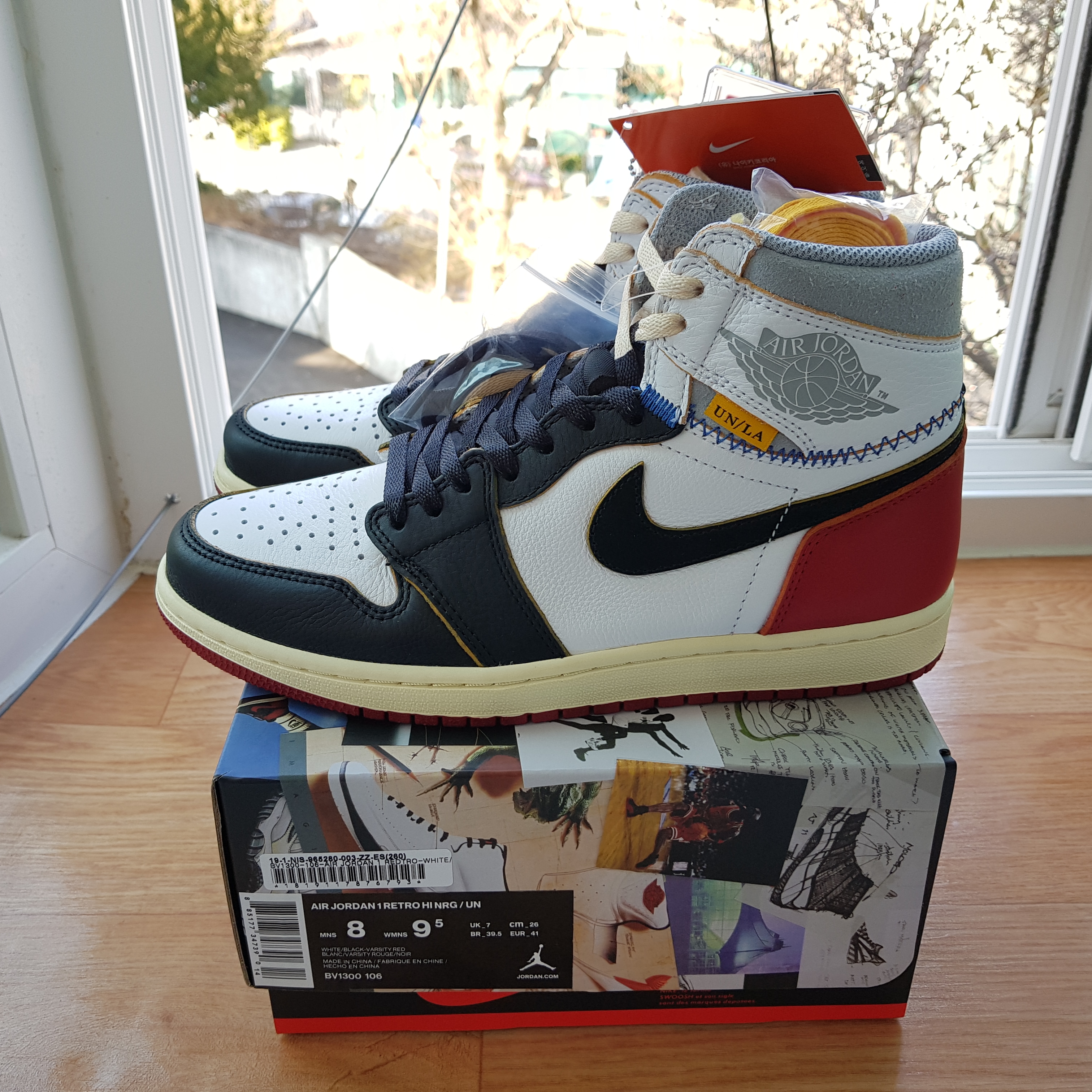 Jordan 1 x Union Retro High Black Toe 착용 스타일