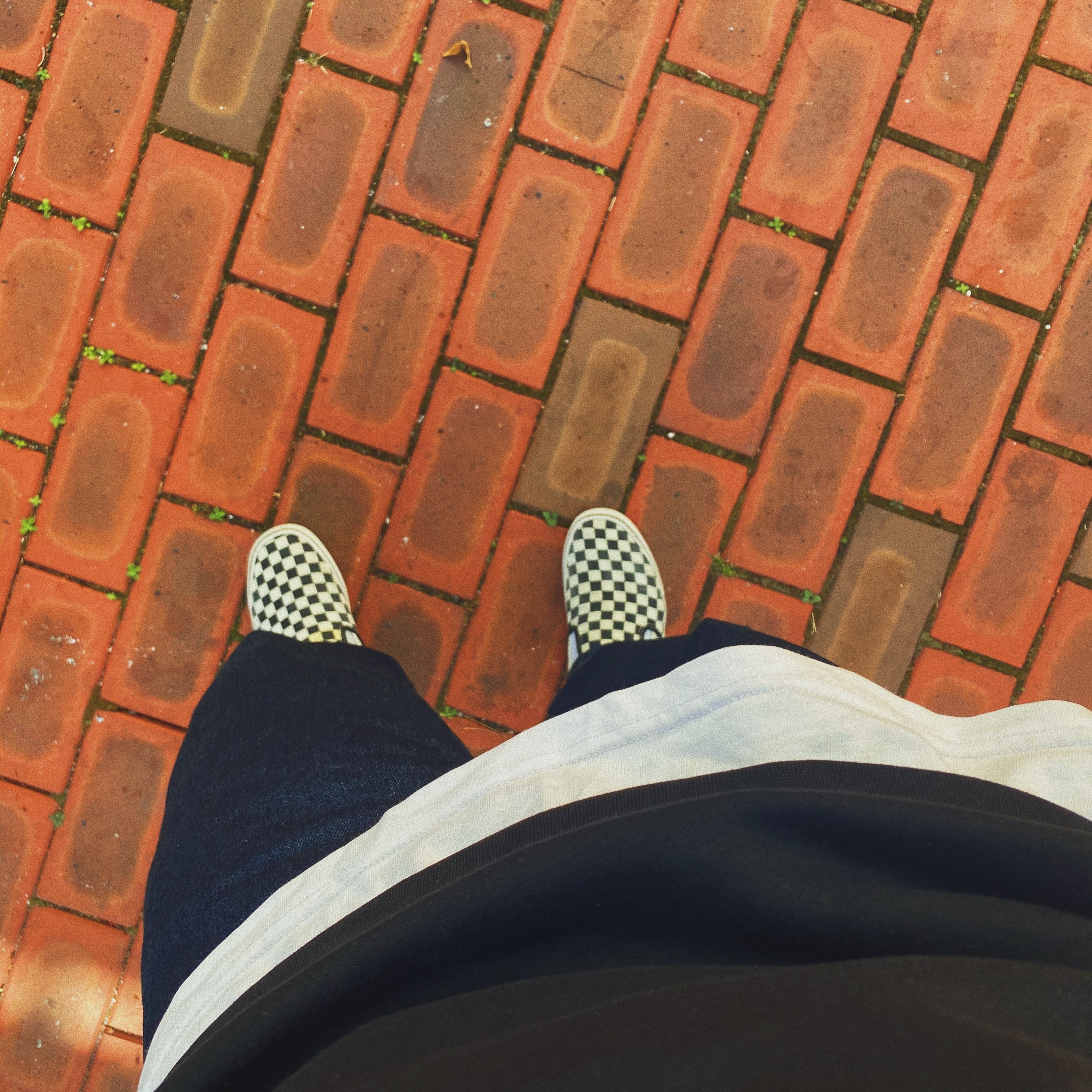 Vans Vault OG Classic Slip-On Checkerboard 착용 스타일
