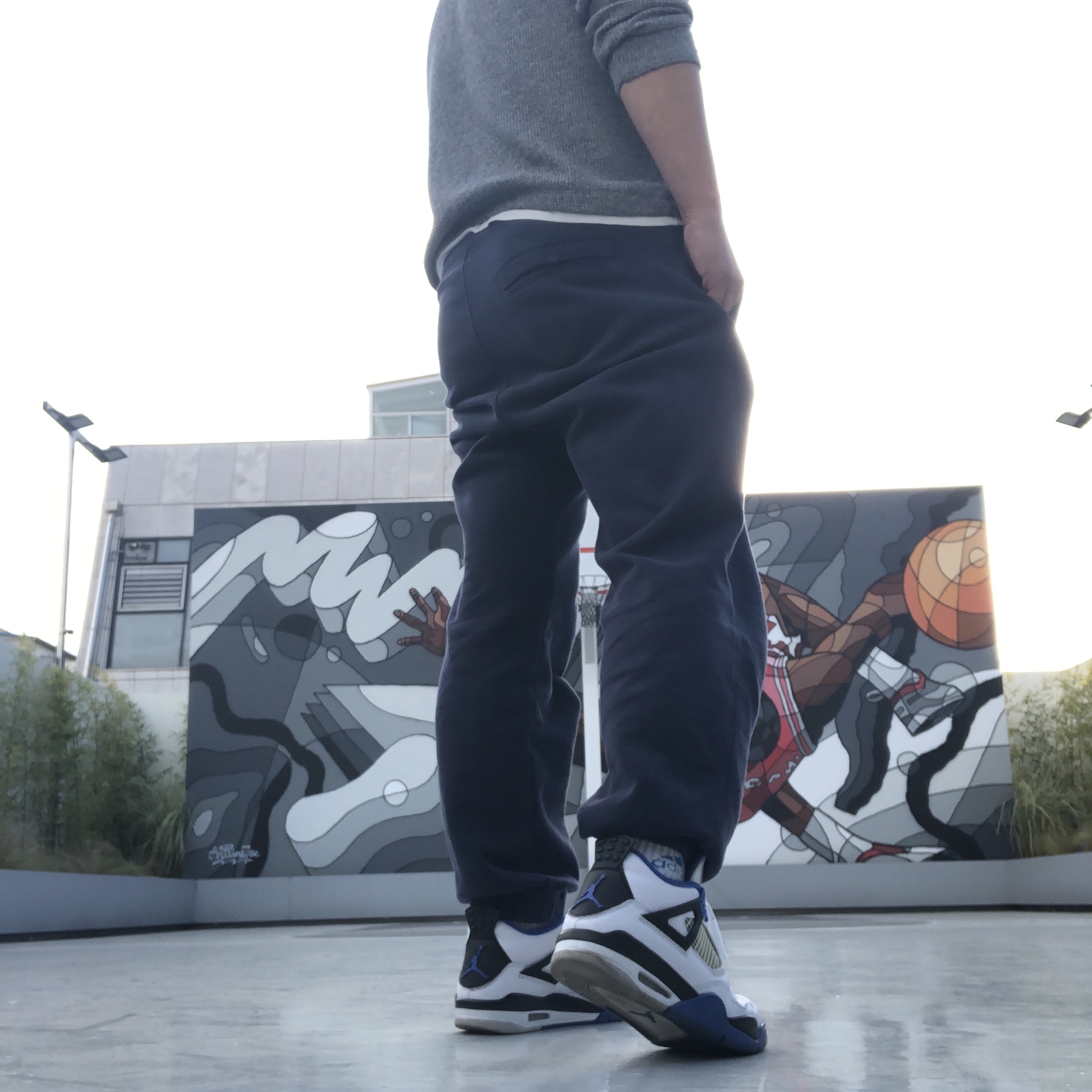 Jordan 4 Retro Motorsports 2017 착용 스타일
