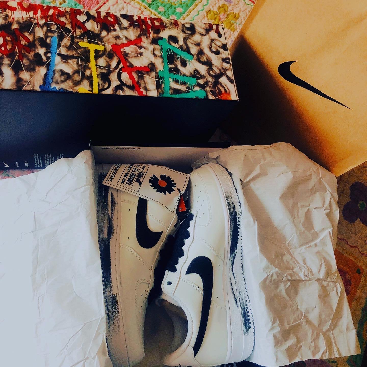 Nike x Peaceminusone Air Force 1 Low Para-Noise 2.0 착용 스타일 - 1