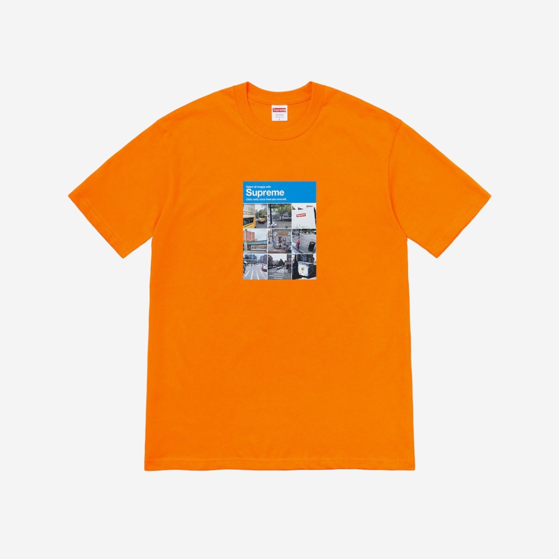 Supreme Verify T-Shirt Orange - 20FW 상세 이미지 1