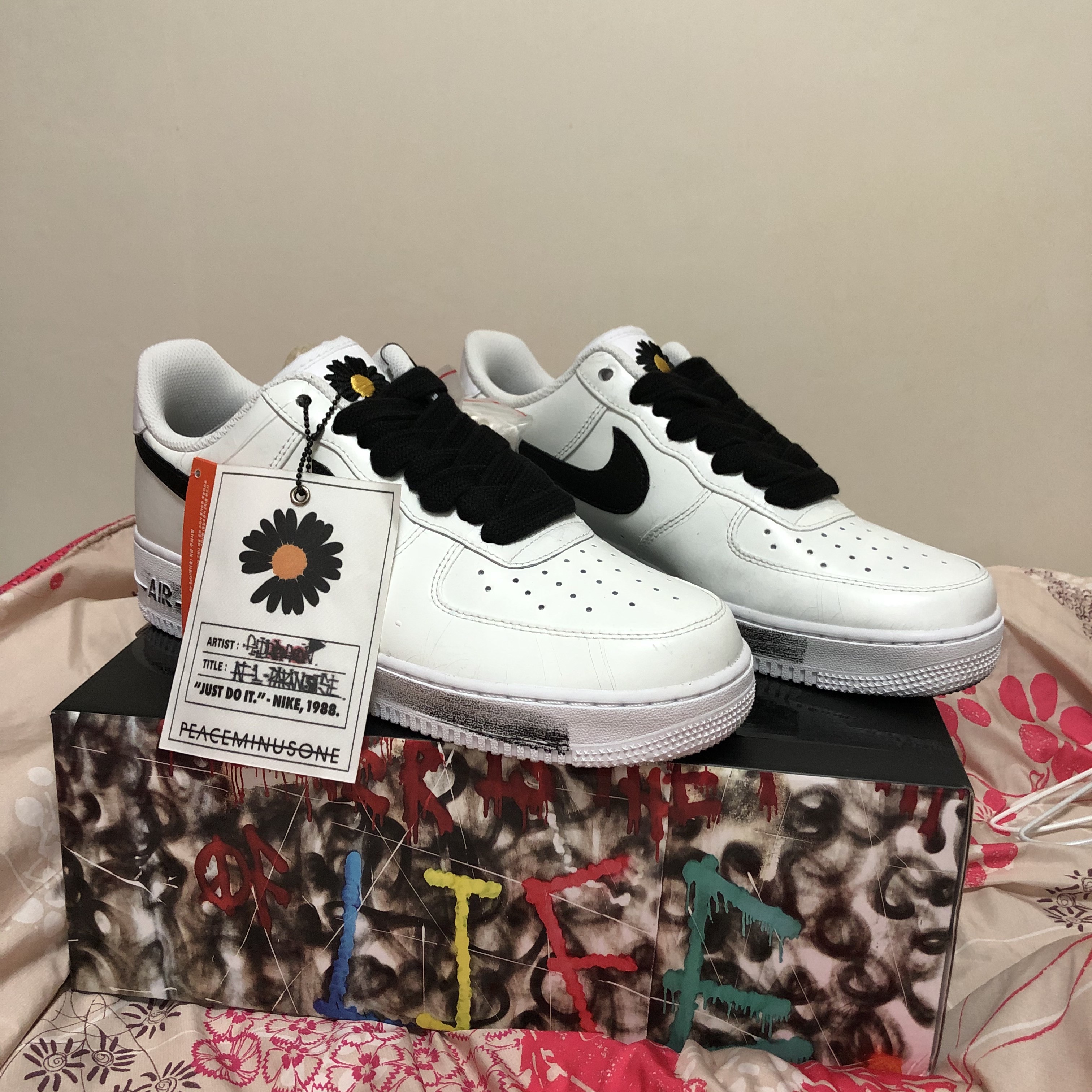 Nike x Peaceminusone Air Force 1 Low Para-Noise 2.0 착용 스타일
