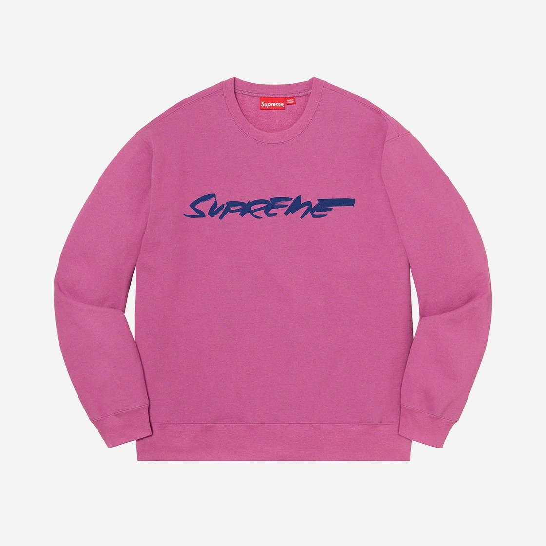 Supreme Futura Logo Crewneck Bright Purple - 20FW 상세 이미지 1