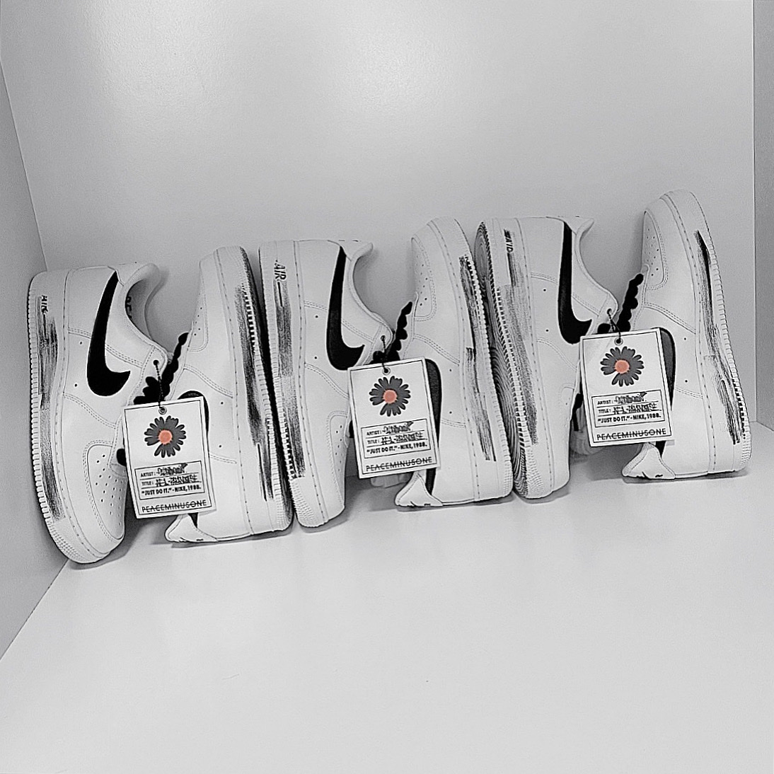 Nike x Peaceminusone Air Force 1 Low Para-Noise 2.0 착용 스타일