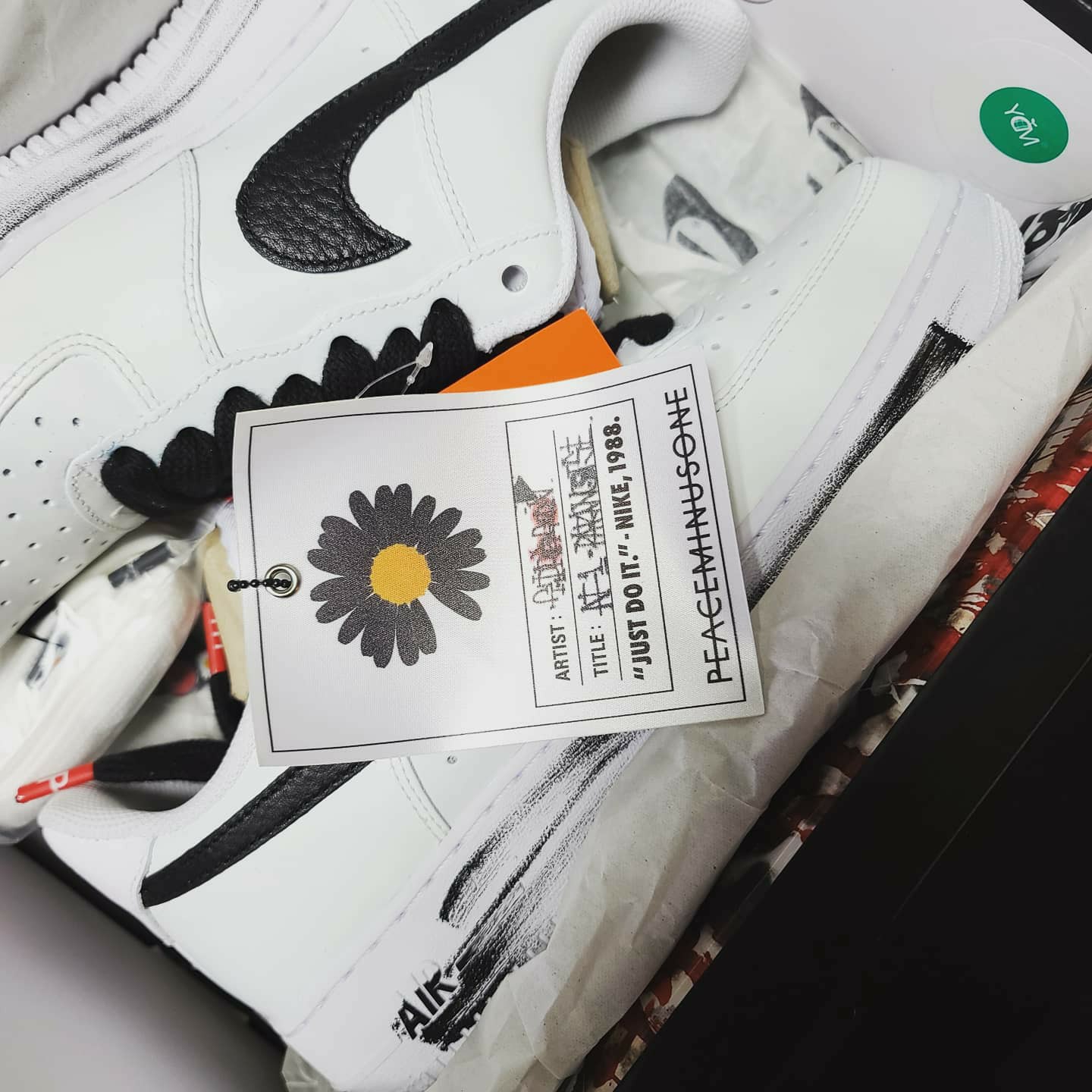 Nike x Peaceminusone Air Force 1 Low Para-Noise 2.0 착용 스타일