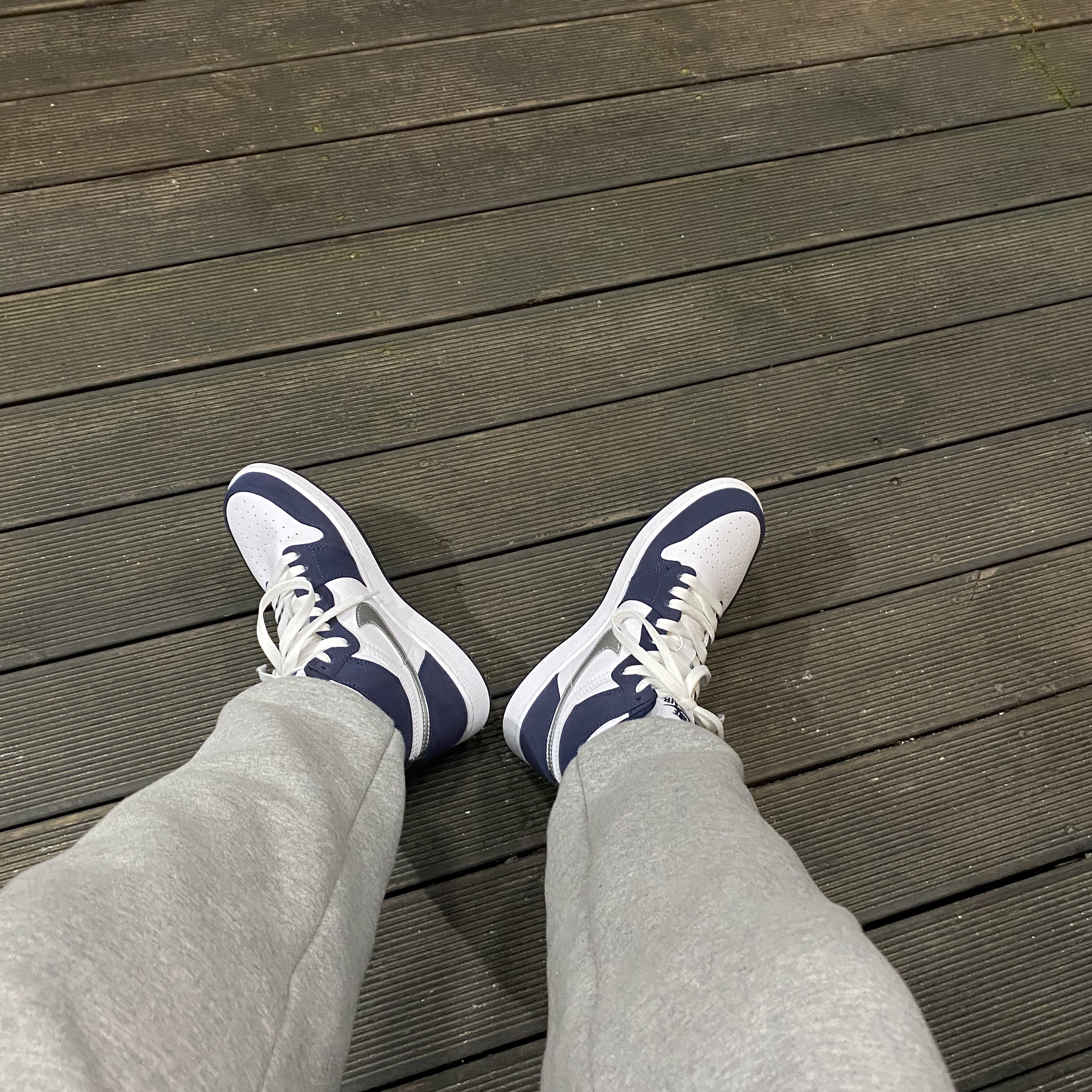 (GS) Jordan 1 Retro High OG CO.JP Midnight Navy 착용 스타일 - 2