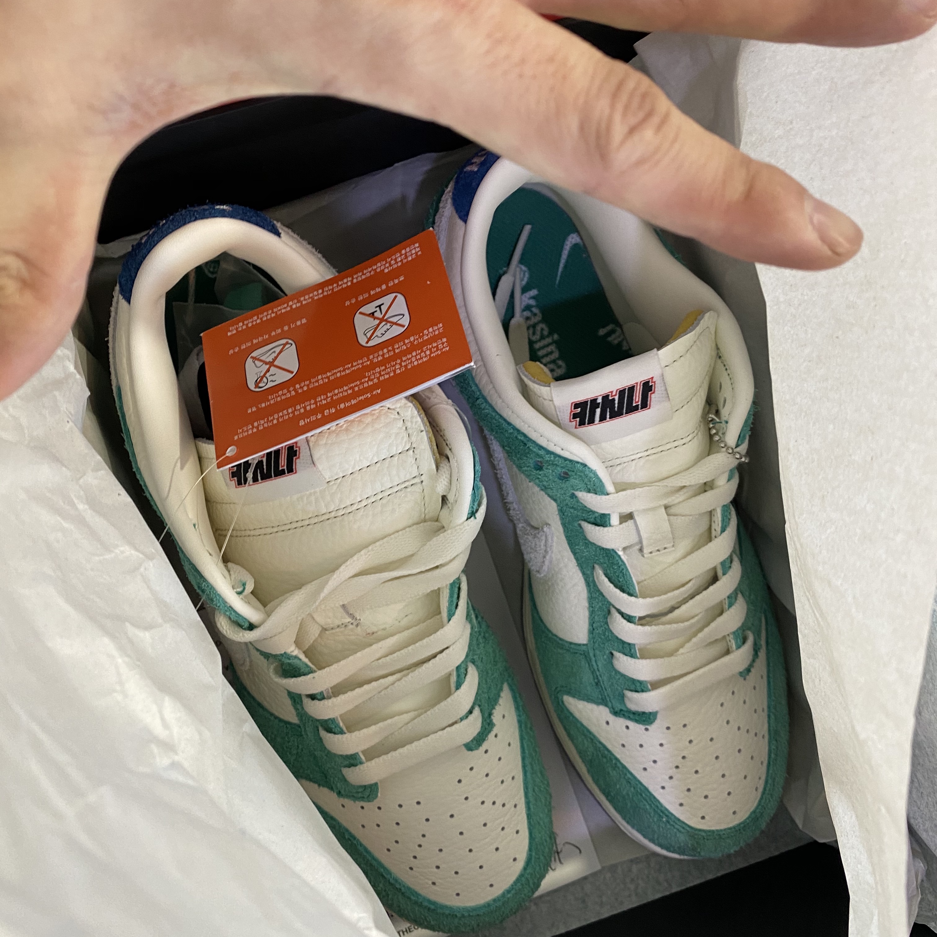 Nike x Kasina Dunk Low Road Sign - Kasina Exclusive 착용 스타일 - 2