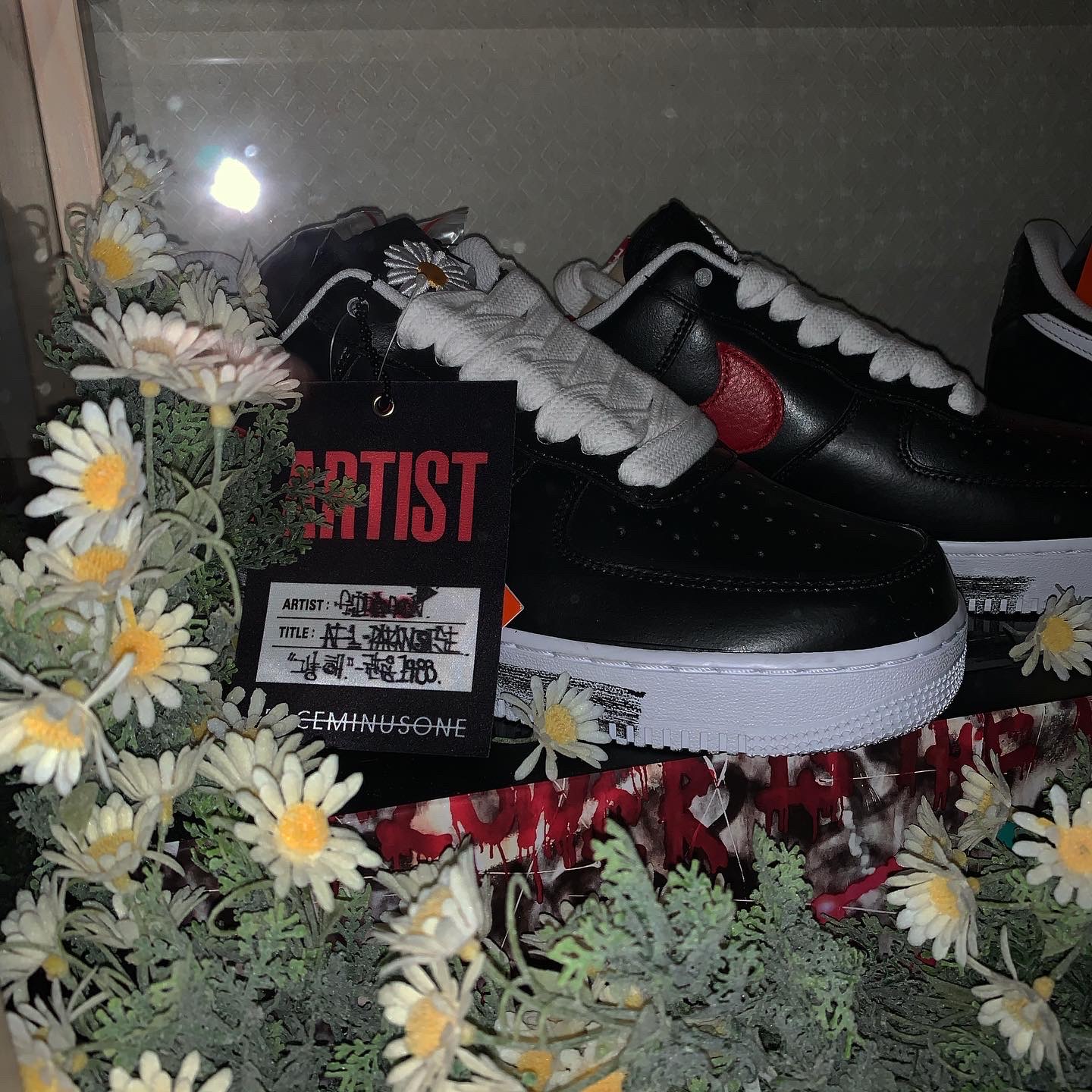 Nike x Peaceminusone Air Force 1 Low Para-Noise, Nike x Peaceminusone Air Force 1 Low Para-Noise - Korea Exclusive 착용 스타일 - 4