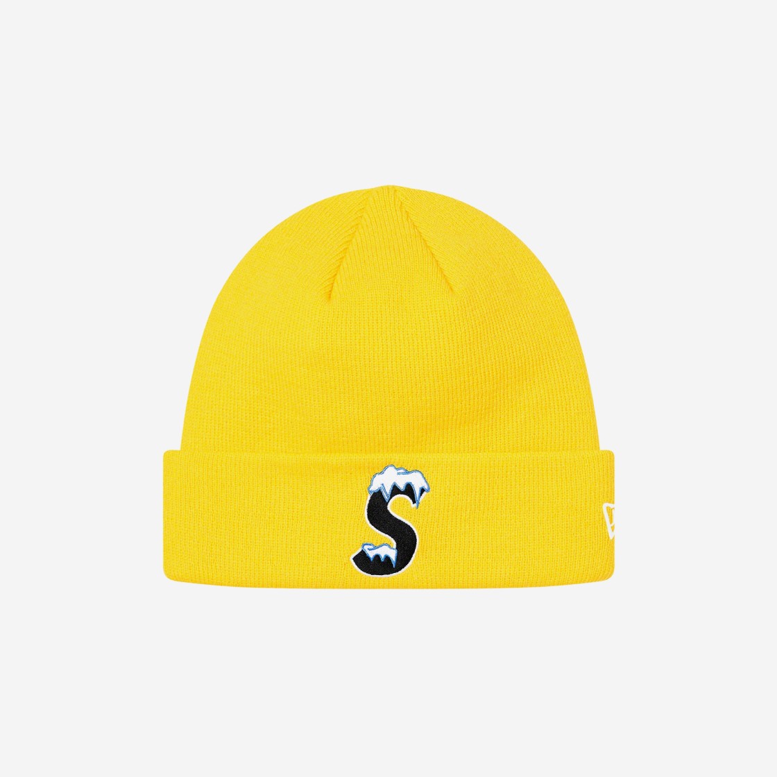 Supreme New Era S Logo Beanie Yellow - 20FW 상세 이미지 1