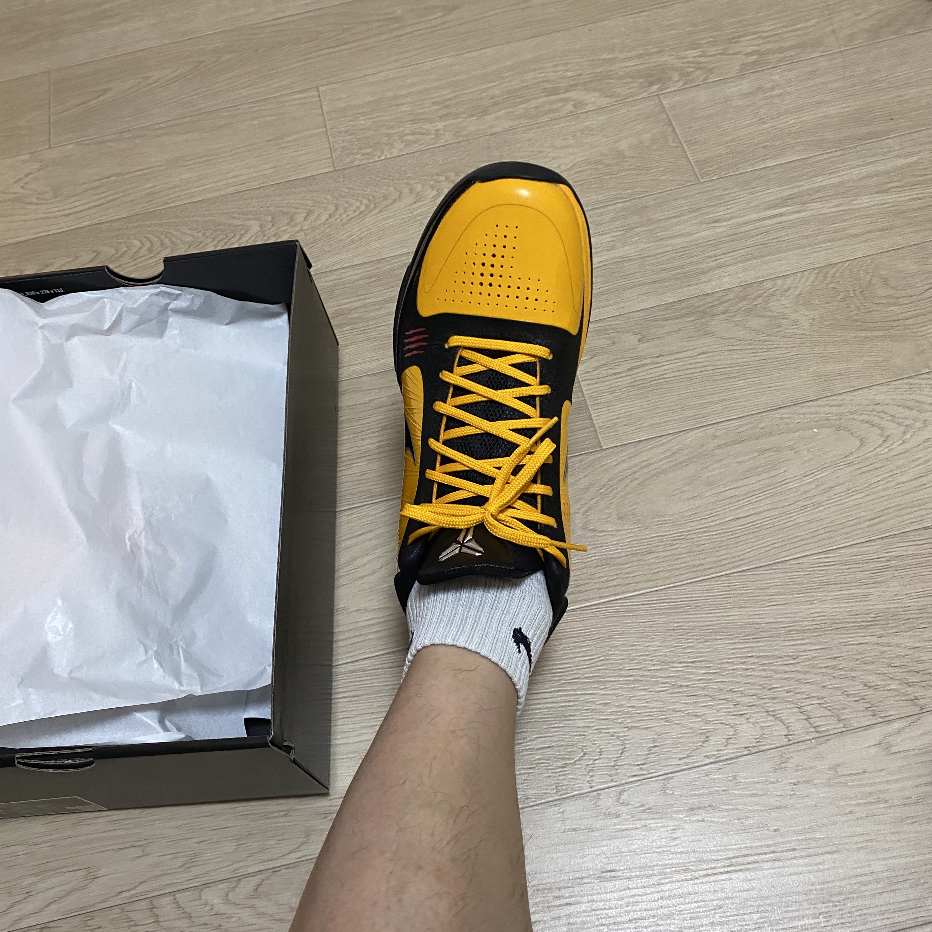 Nike Kobe 5 Protro Bruce Lee, Nike Kobe 5 Protro Alternate Bruce Lee 착용 스타일 - 1