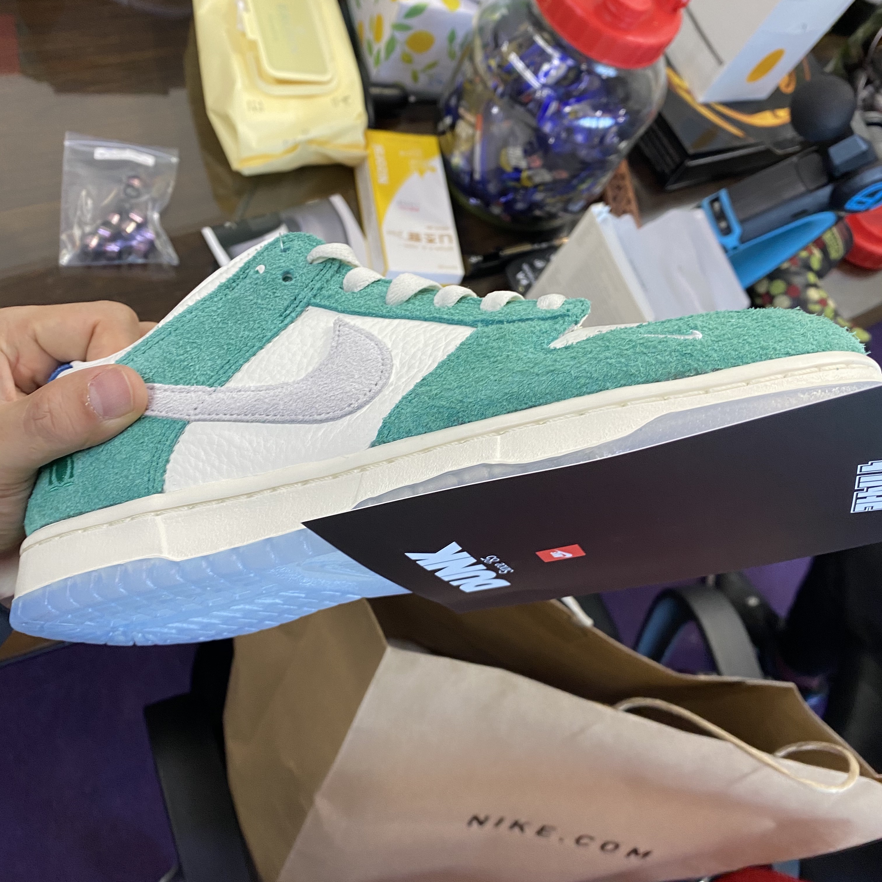 Nike x Kasina Dunk Low Road Sign - Kasina Exclusive 착용 스타일 - 3