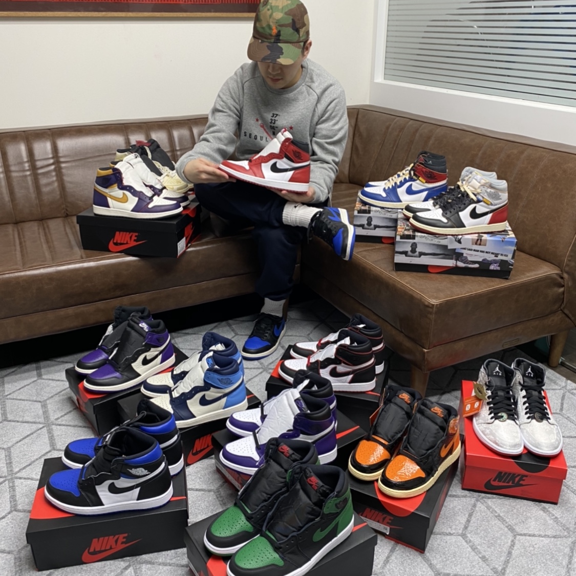 Jordan 1 Retro High OG Defiant SB LA to Chicago, Jordan 1 Retro High OG Bloodline 착용 스타일